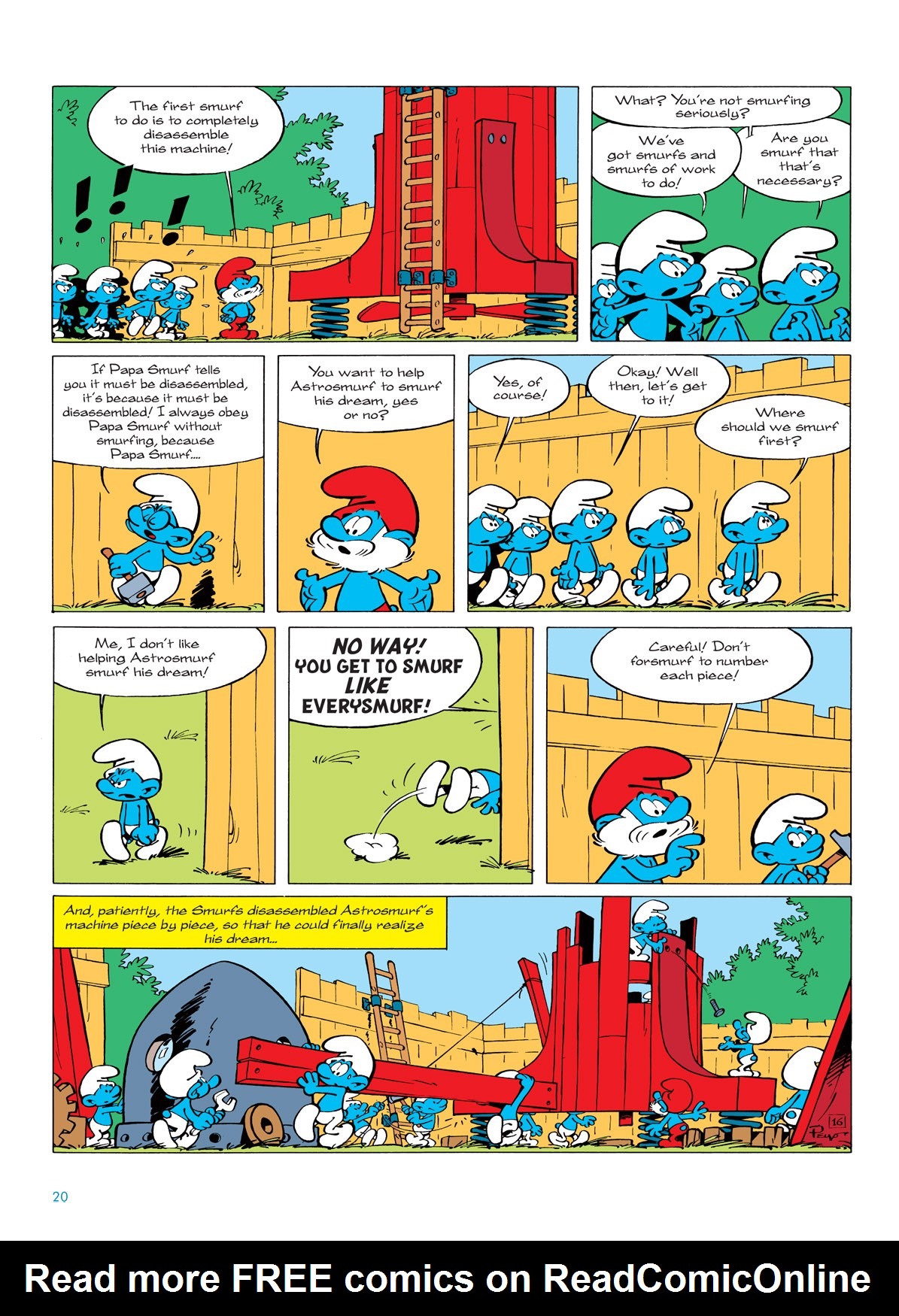 Read online The Smurfs comic -  Issue #7 - 20
