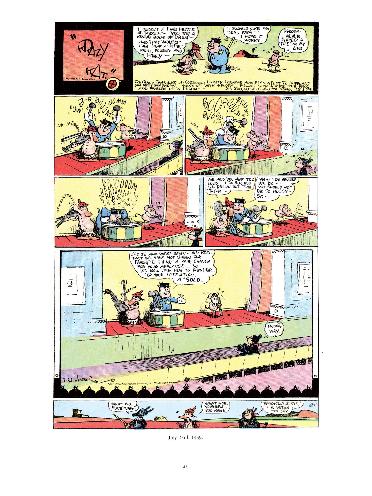 Read online Krazy & Ignatz comic -  Issue # TPB 11 - 41