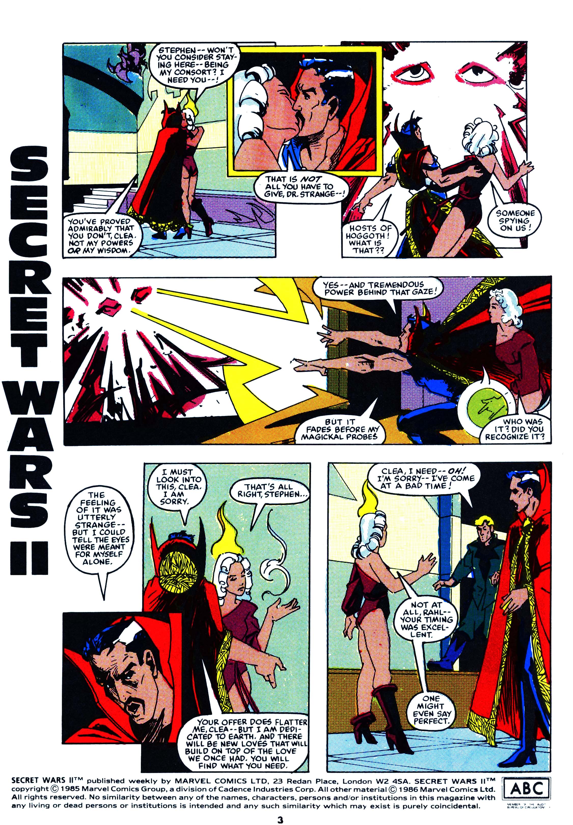 Read online Secret Wars (1985) comic -  Issue #62 - 3