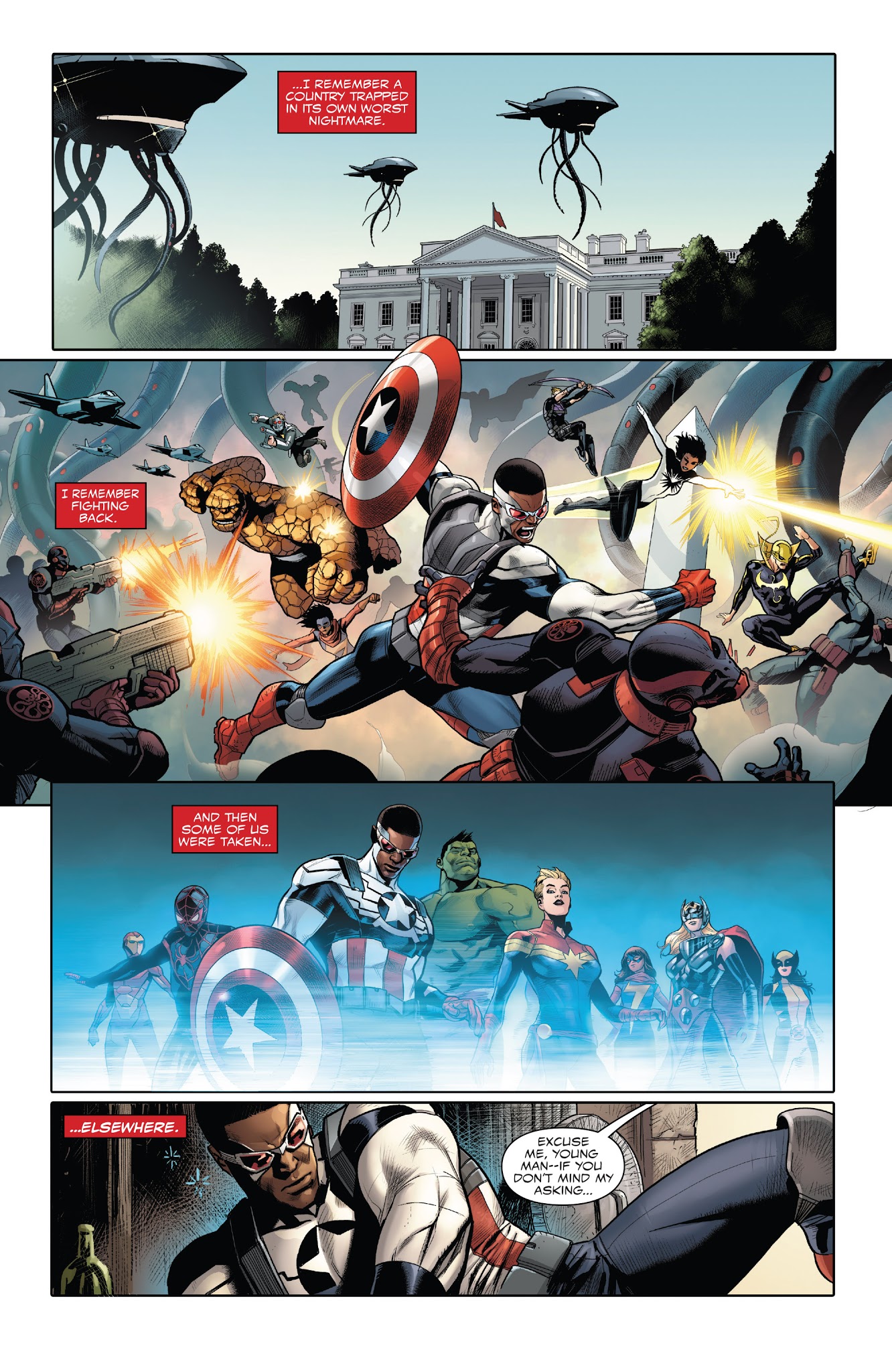 Read online Generations: Sam Wilson Captain America & Steve Rogers Captain America comic -  Issue # Full - 4