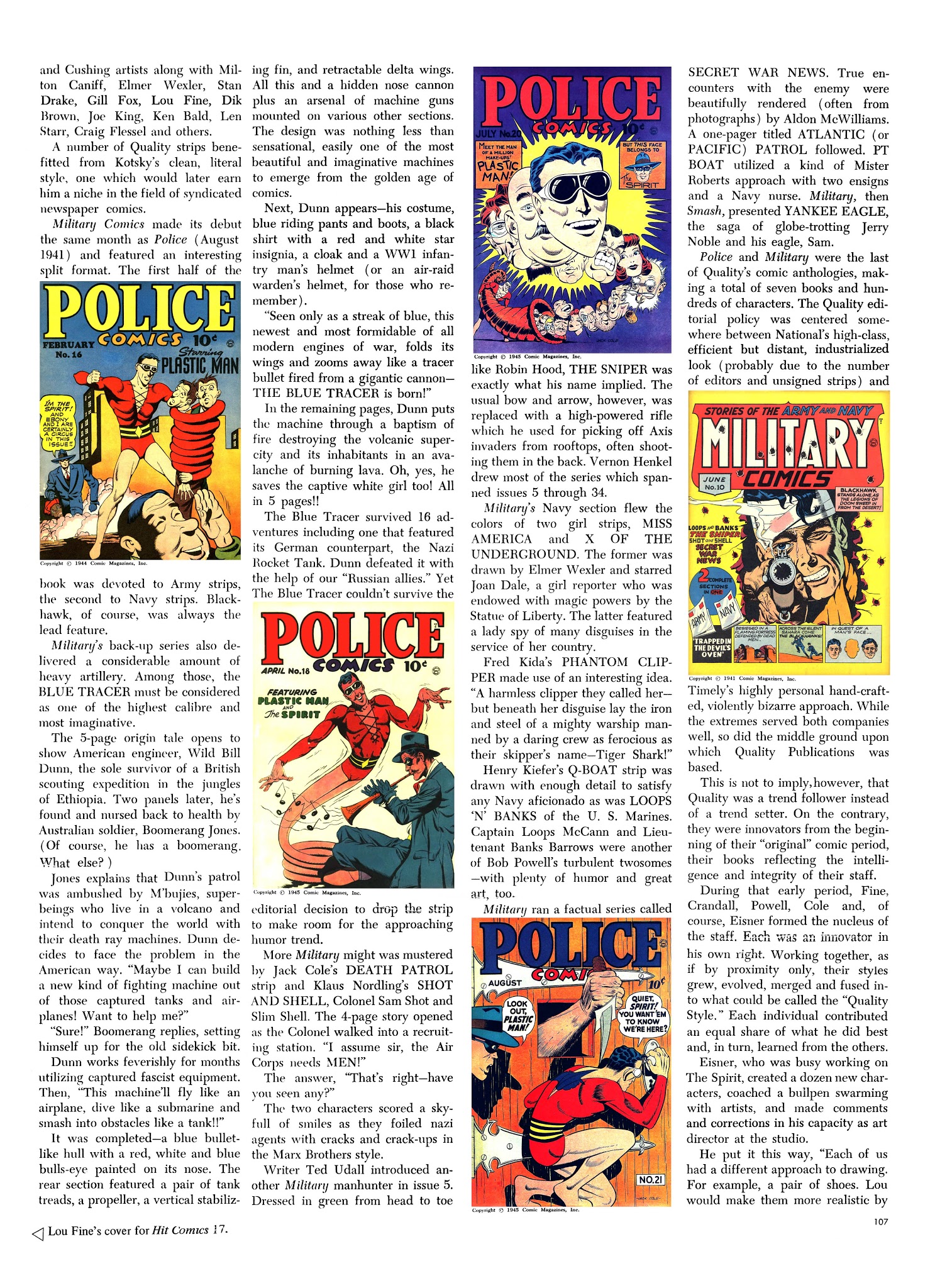 Read online The Steranko History of Comics comic -  Issue # TPB 2 - 106