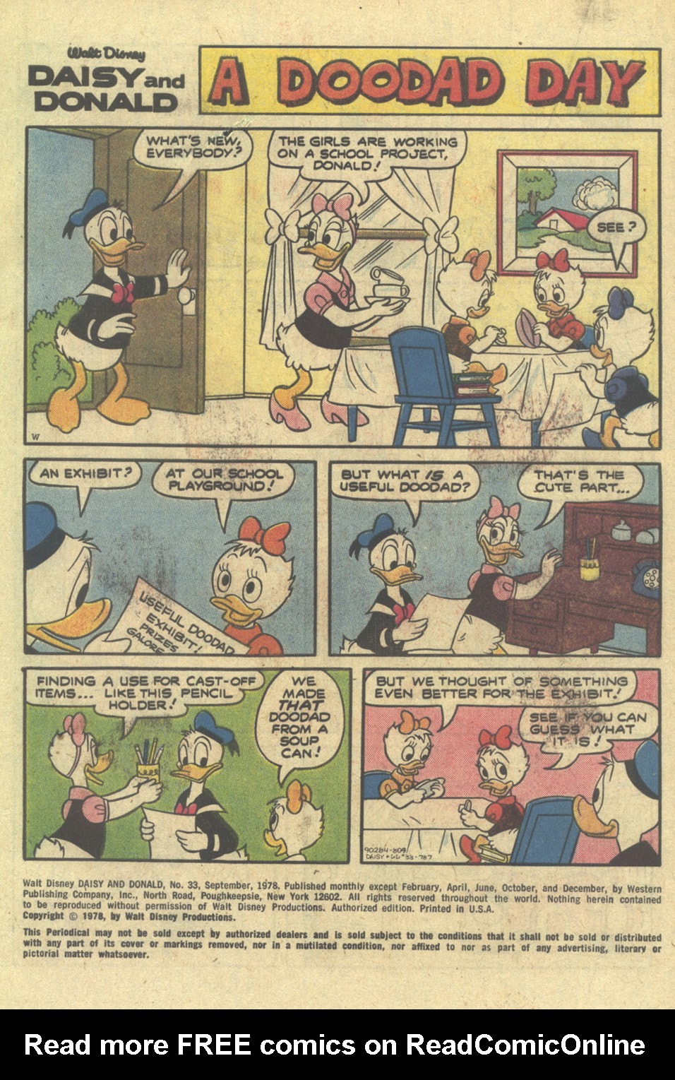 Read online Walt Disney Daisy and Donald comic -  Issue #33 - 3
