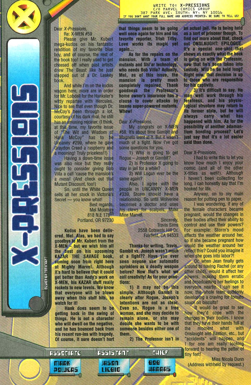 Read online X-Men (1991) comic -  Issue #61 - 23