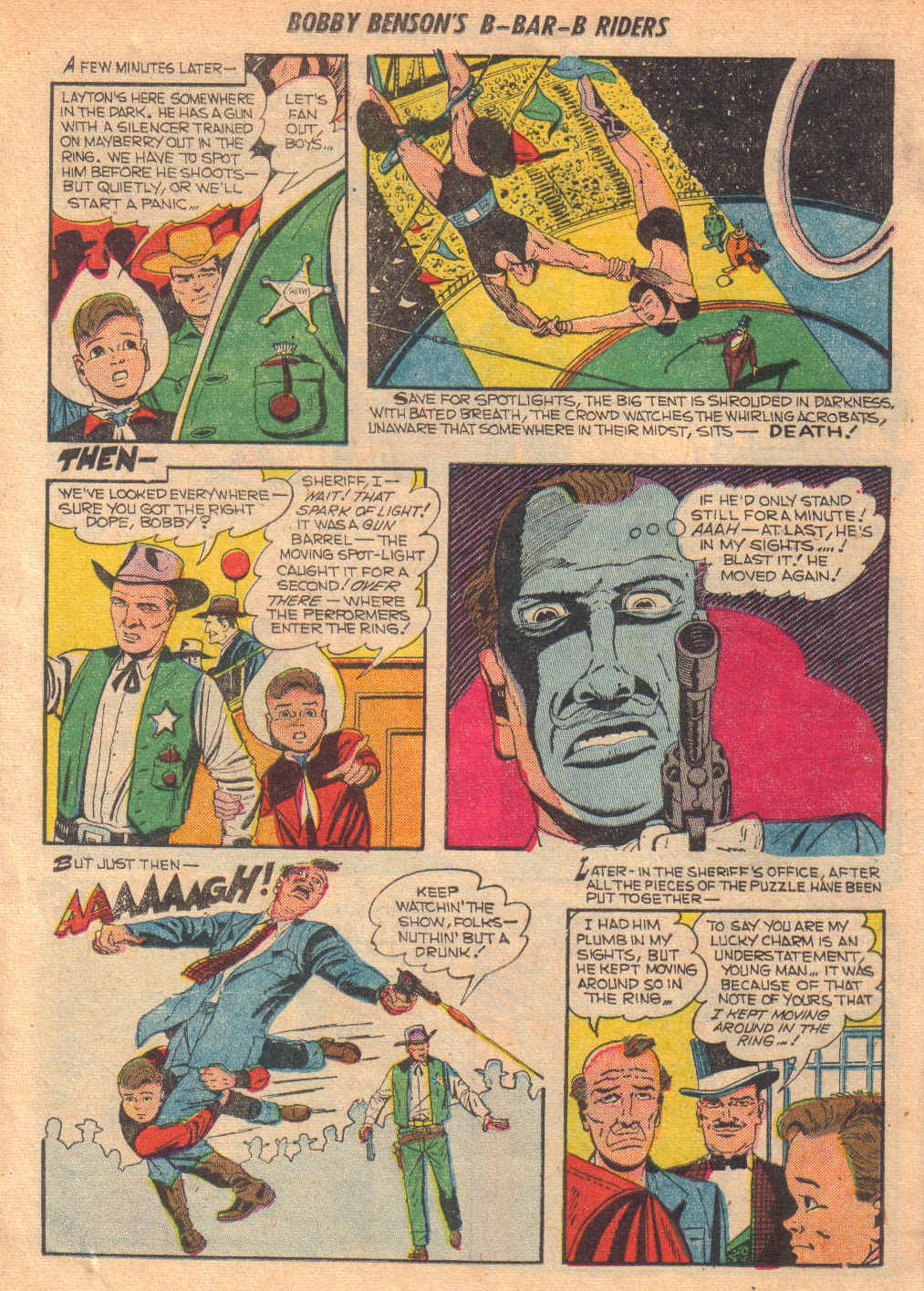 Read online Bobby Benson's B-Bar-B Riders comic -  Issue #16 - 18