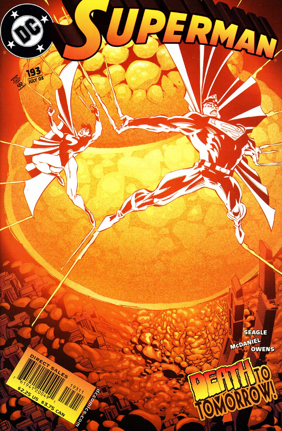 Read online Superman (1987) comic -  Issue #193 - 1