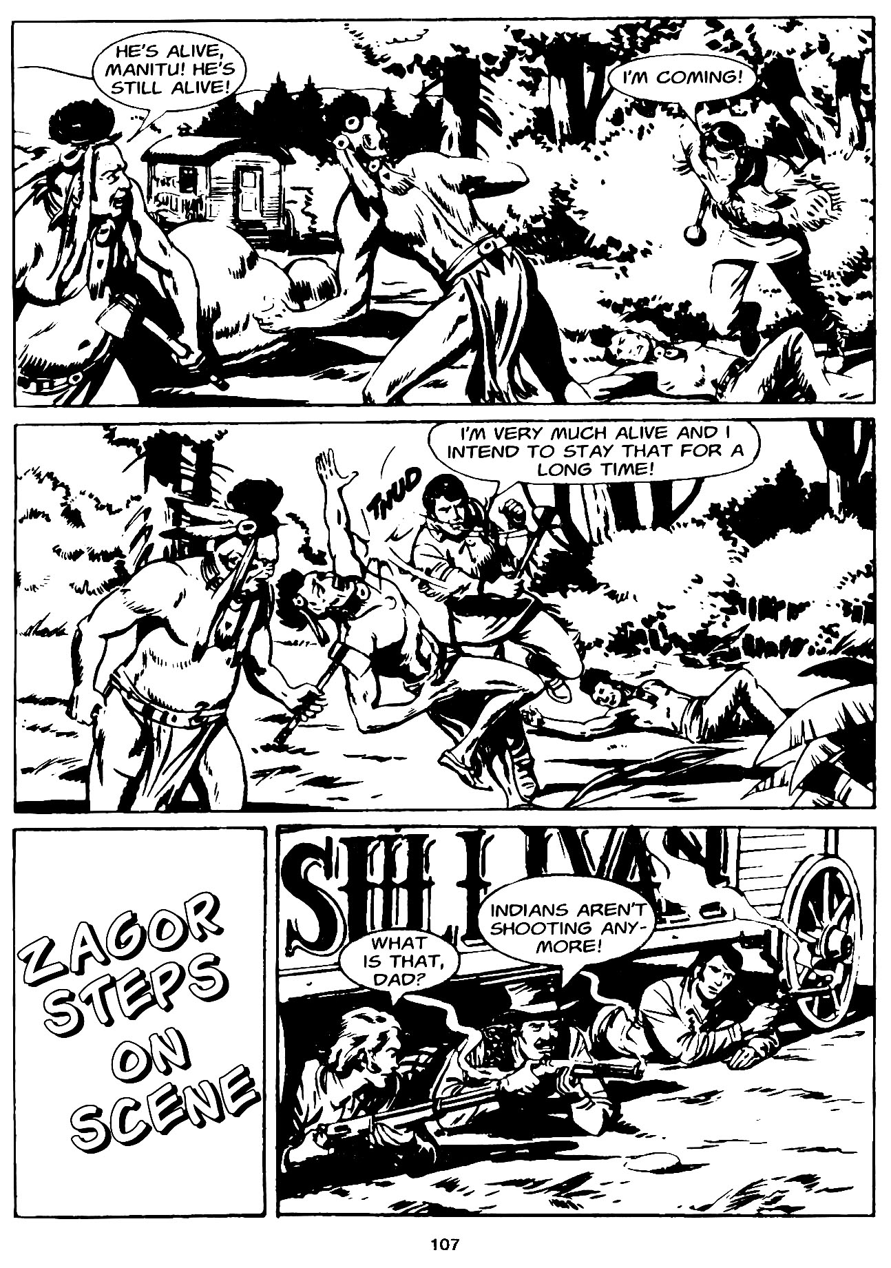 Read online Zenith gigante - Zagor gigante comic -  Issue #1 - 109