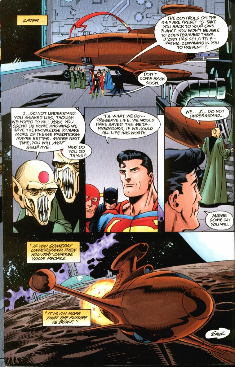 Read online JLA Versus Predator comic -  Issue # Full - 50