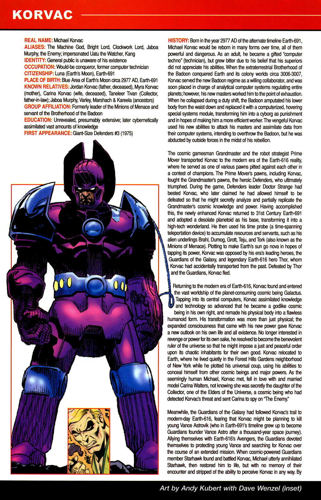 Read online All-New Official Handbook of the Marvel Universe A to Z comic -  Issue #6 - 18