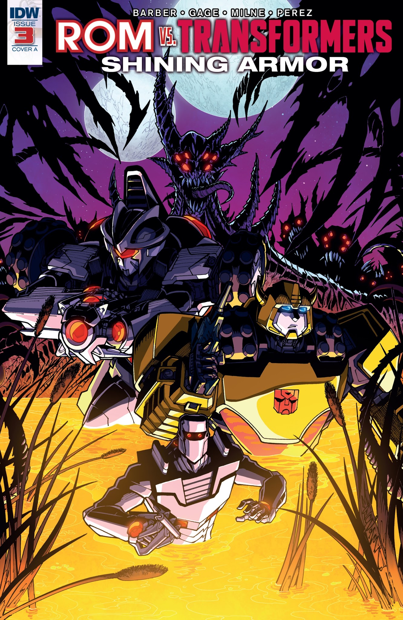 Read online ROM vs. Transformers: Shining Armor comic -  Issue #3 - 1