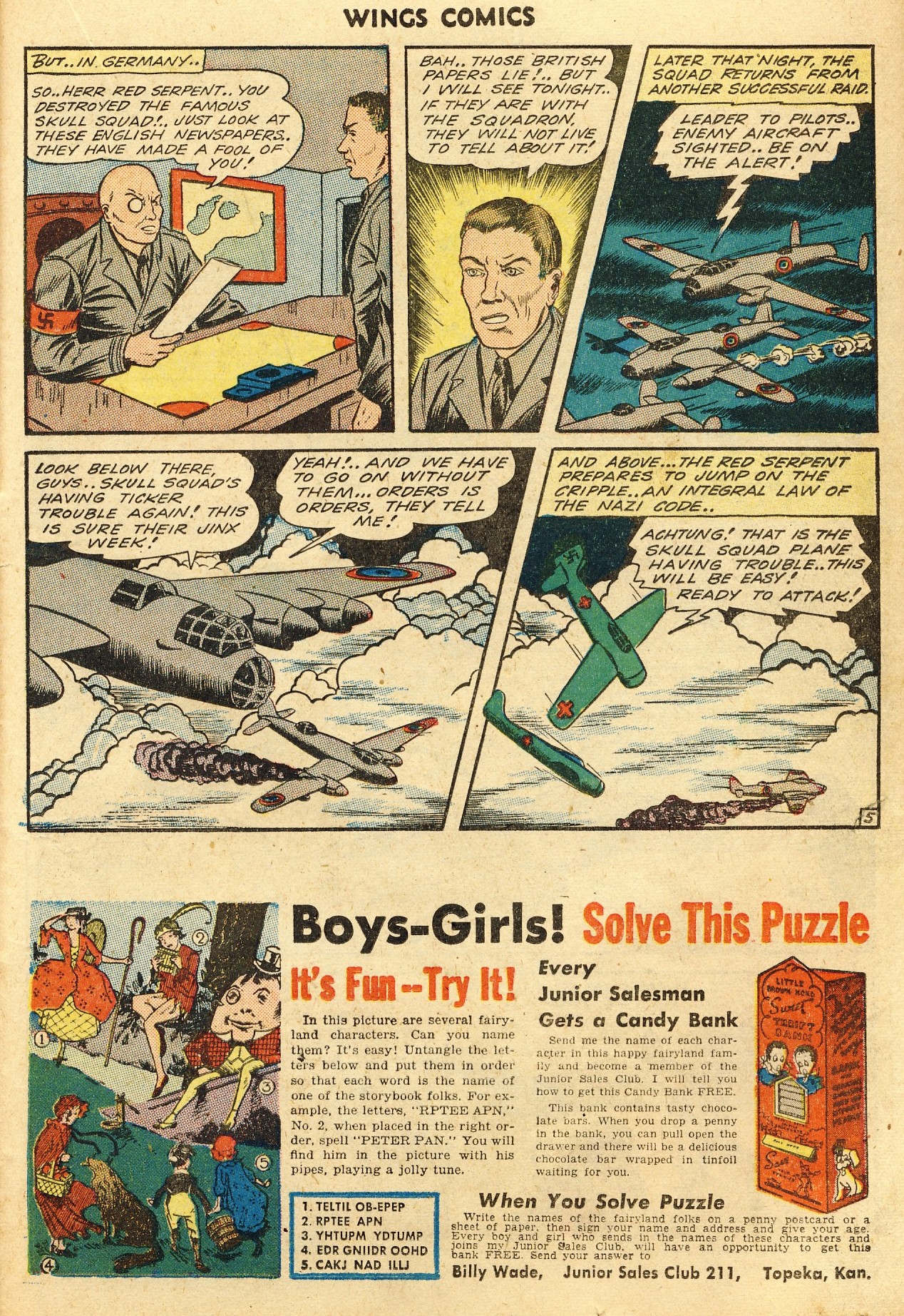 Read online Wings Comics comic -  Issue #46 - 31