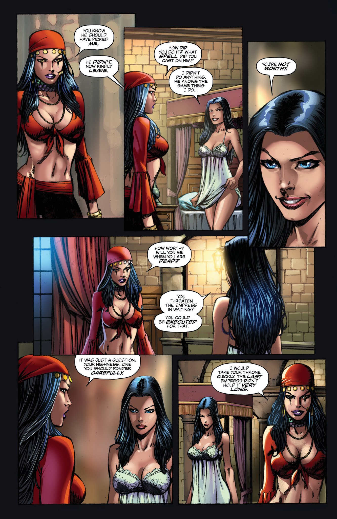 Read online Grimm Fairy Tales: Tarot comic -  Issue #6 - 6