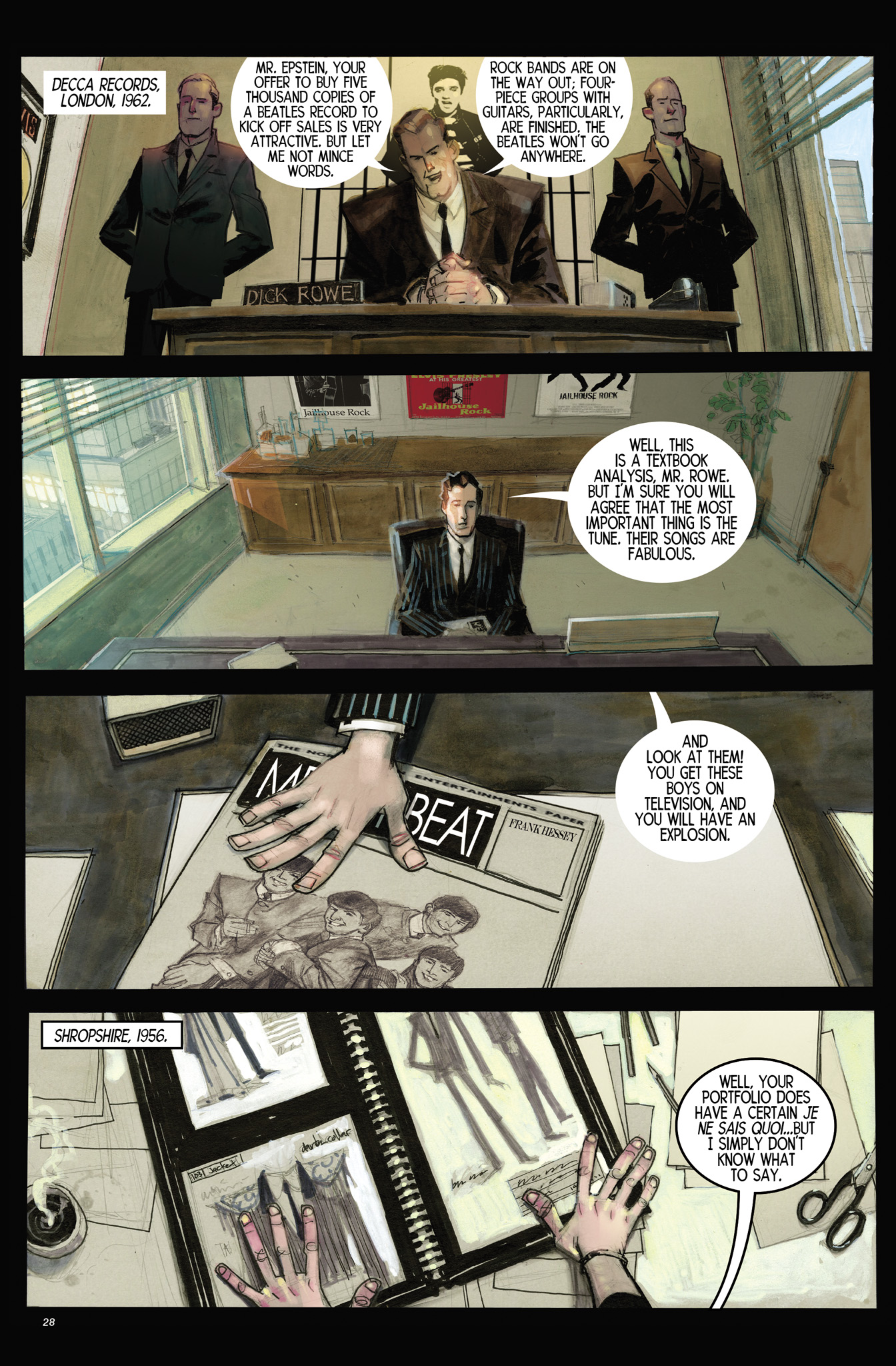 Read online The Fifth Beatle: The Brian Epstein Story comic -  Issue # TPB - 27