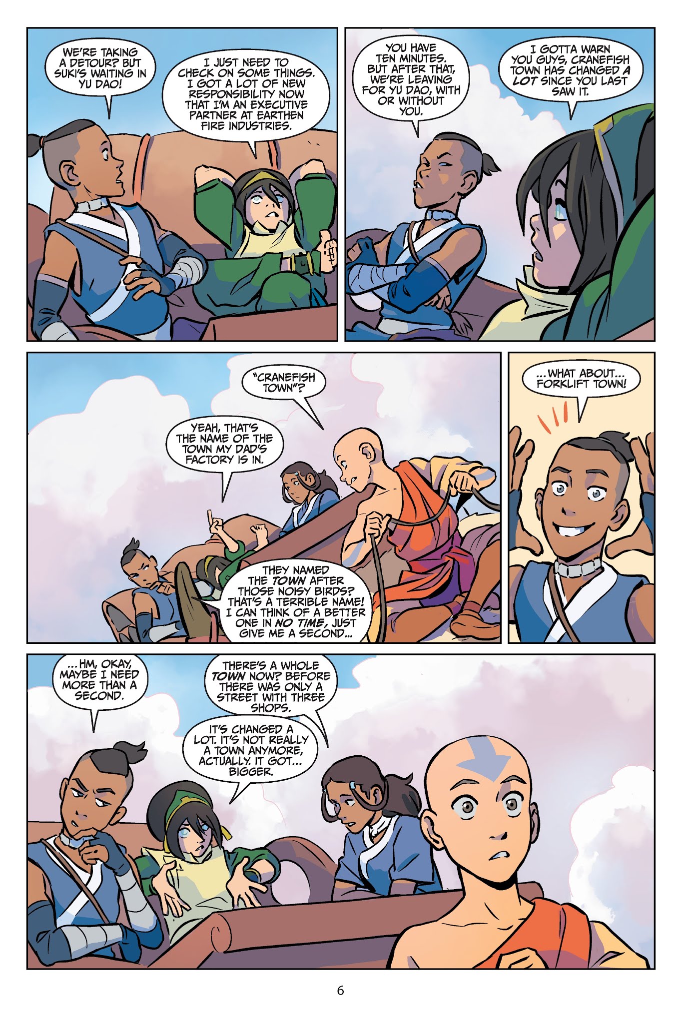 Read online Nickelodeon Avatar: The Last Airbender - Imbalance comic -  Issue # TPB 1 - 7