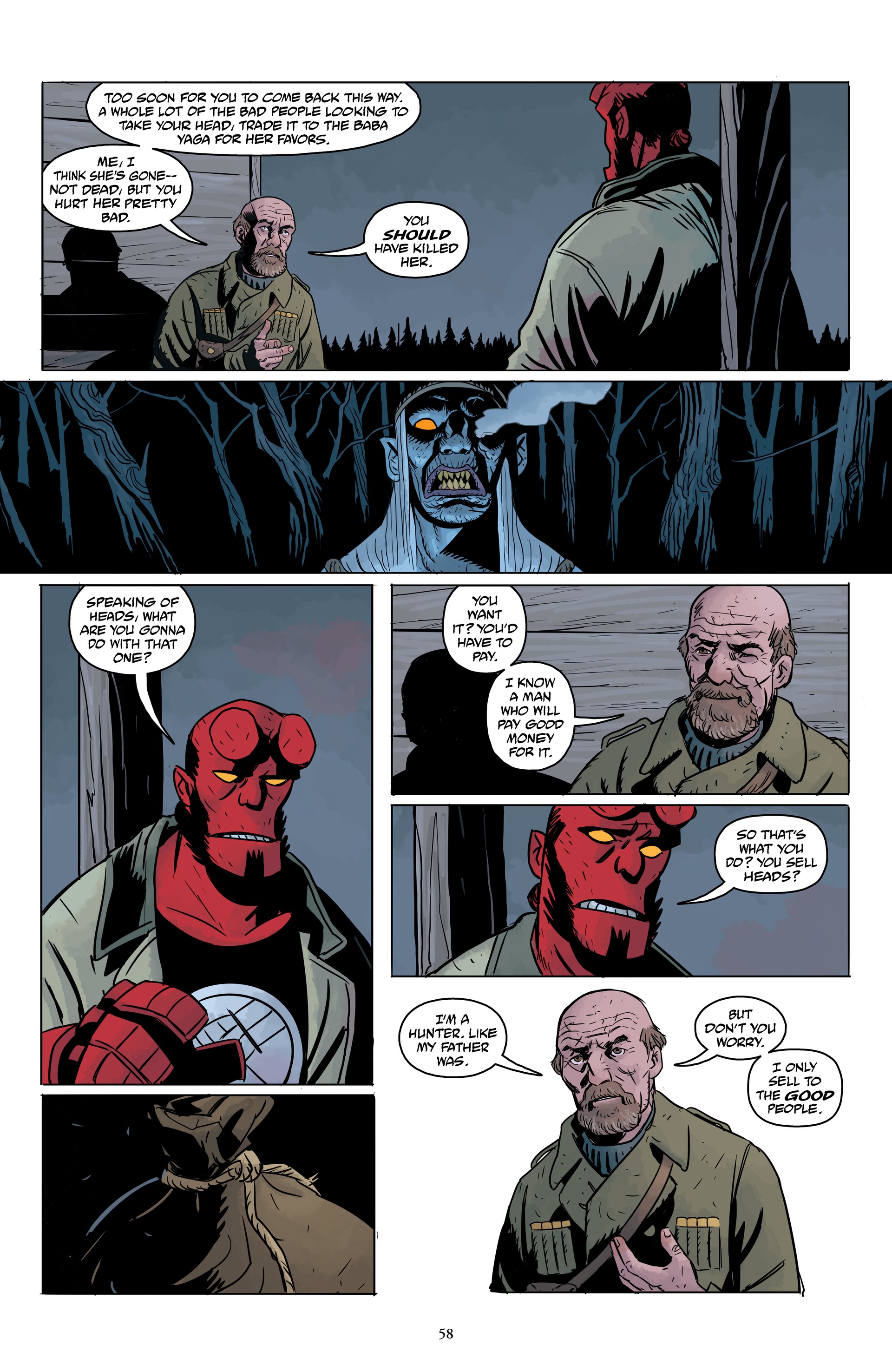Read online Hellboy and the B.P.R.D.: The Return of Effie Kolb and Others comic -  Issue # TPB (Part 1) - 60