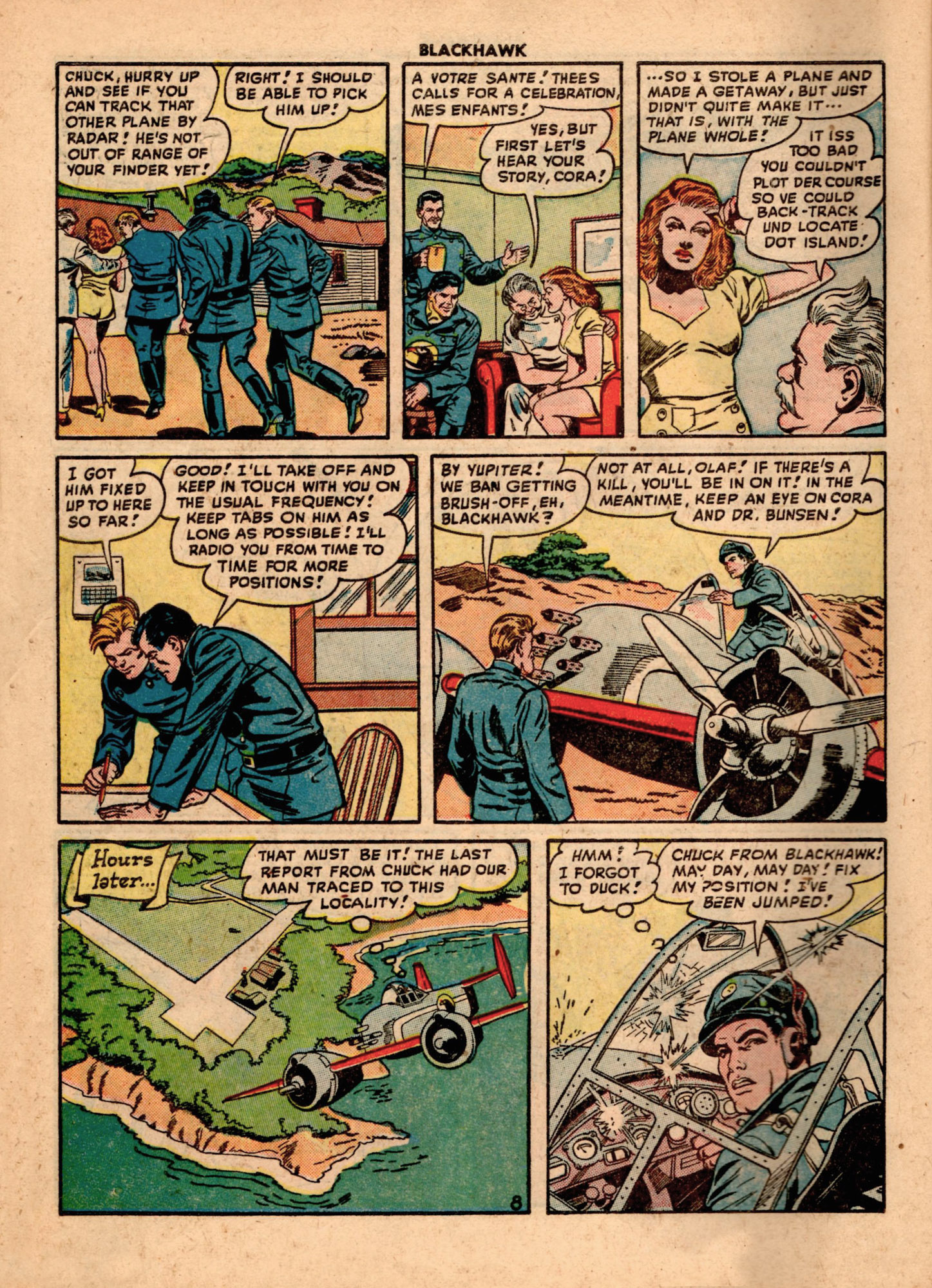 Read online Blackhawk (1957) comic -  Issue #21 - 10