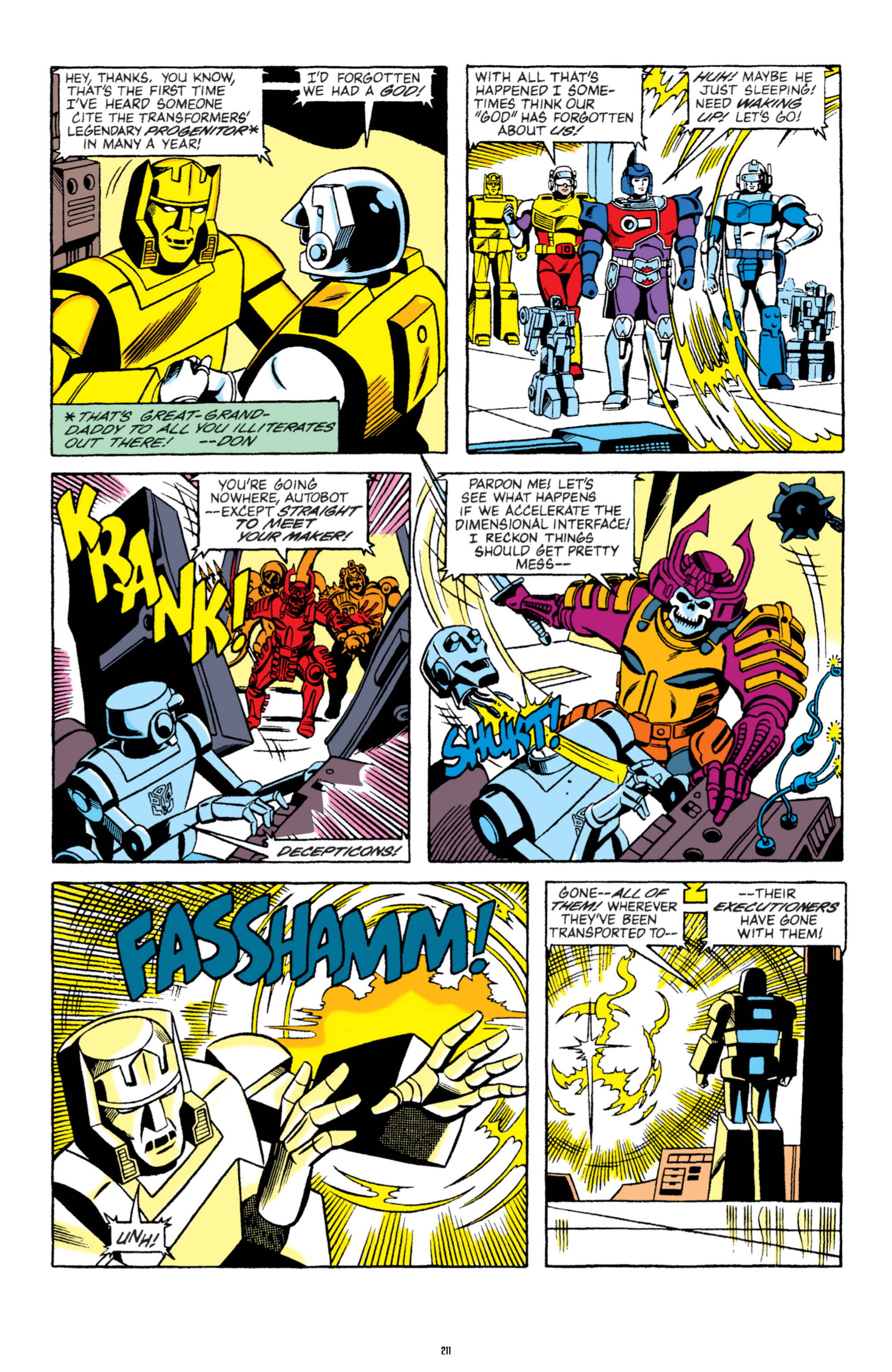 Read online The Transformers Classics comic -  Issue # TPB 5 - 212