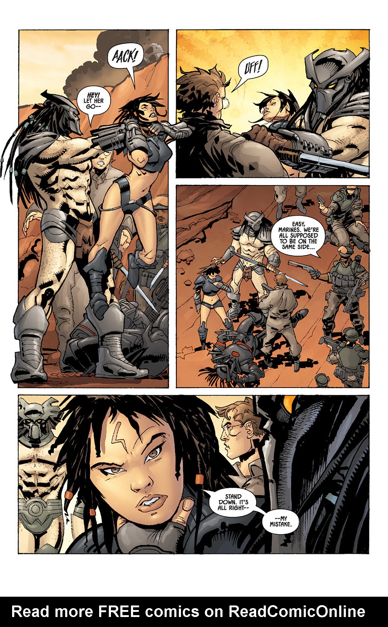 Read online Aliens vs. Predator: Three World War comic -  Issue #5 - 7