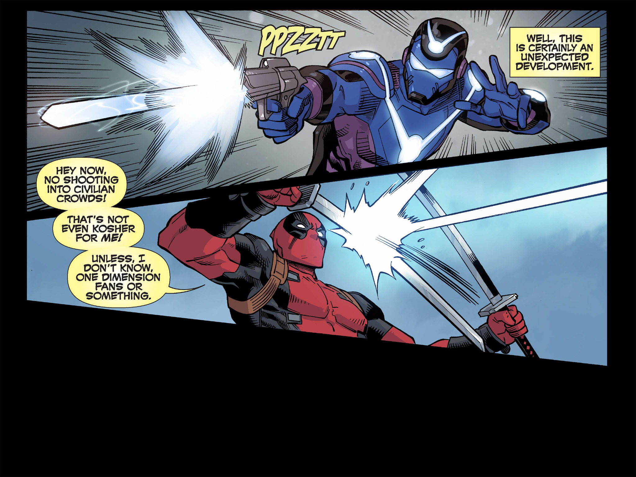 Read online Deadpool & Cable: Split Second Infinite Comic comic -  Issue #2 - 44