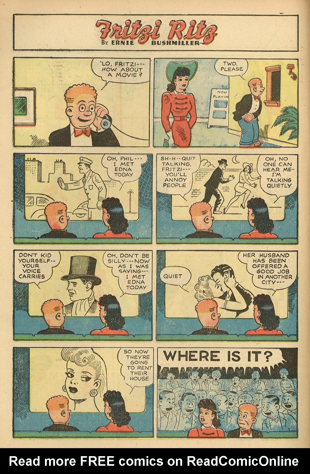 Read online Fritzi Ritz (1948) comic -  Issue #3 - 24