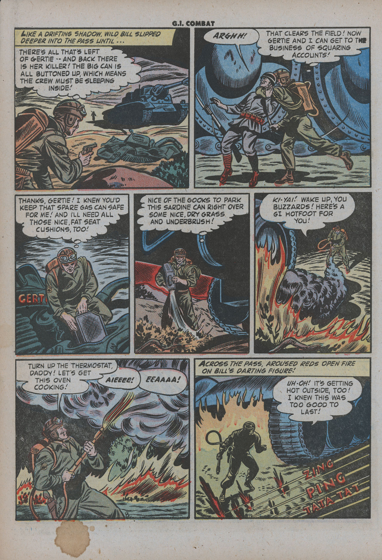 Read online G.I. Combat (1952) comic -  Issue #7 - 11
