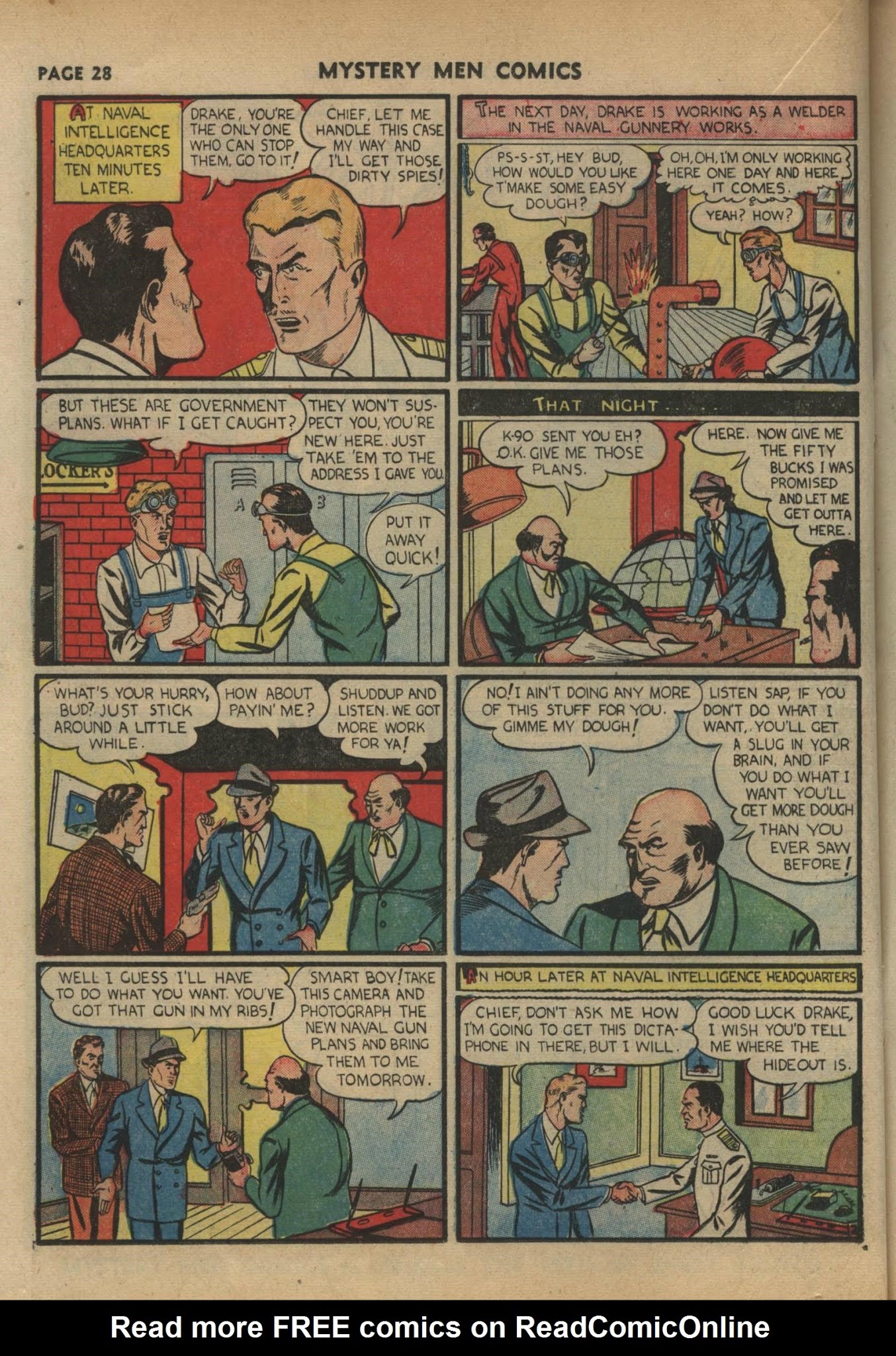 Read online Mystery Men Comics comic -  Issue #18 - 30