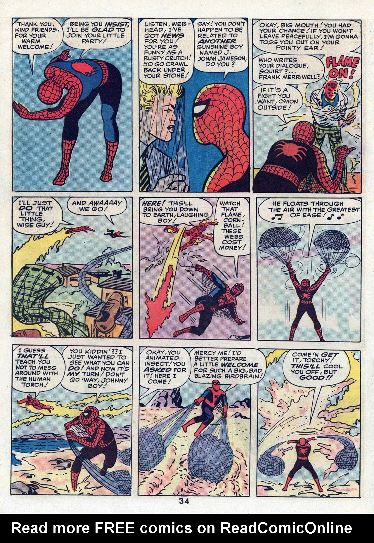 Read online Marvel Treasury Edition comic -  Issue #1 - 34