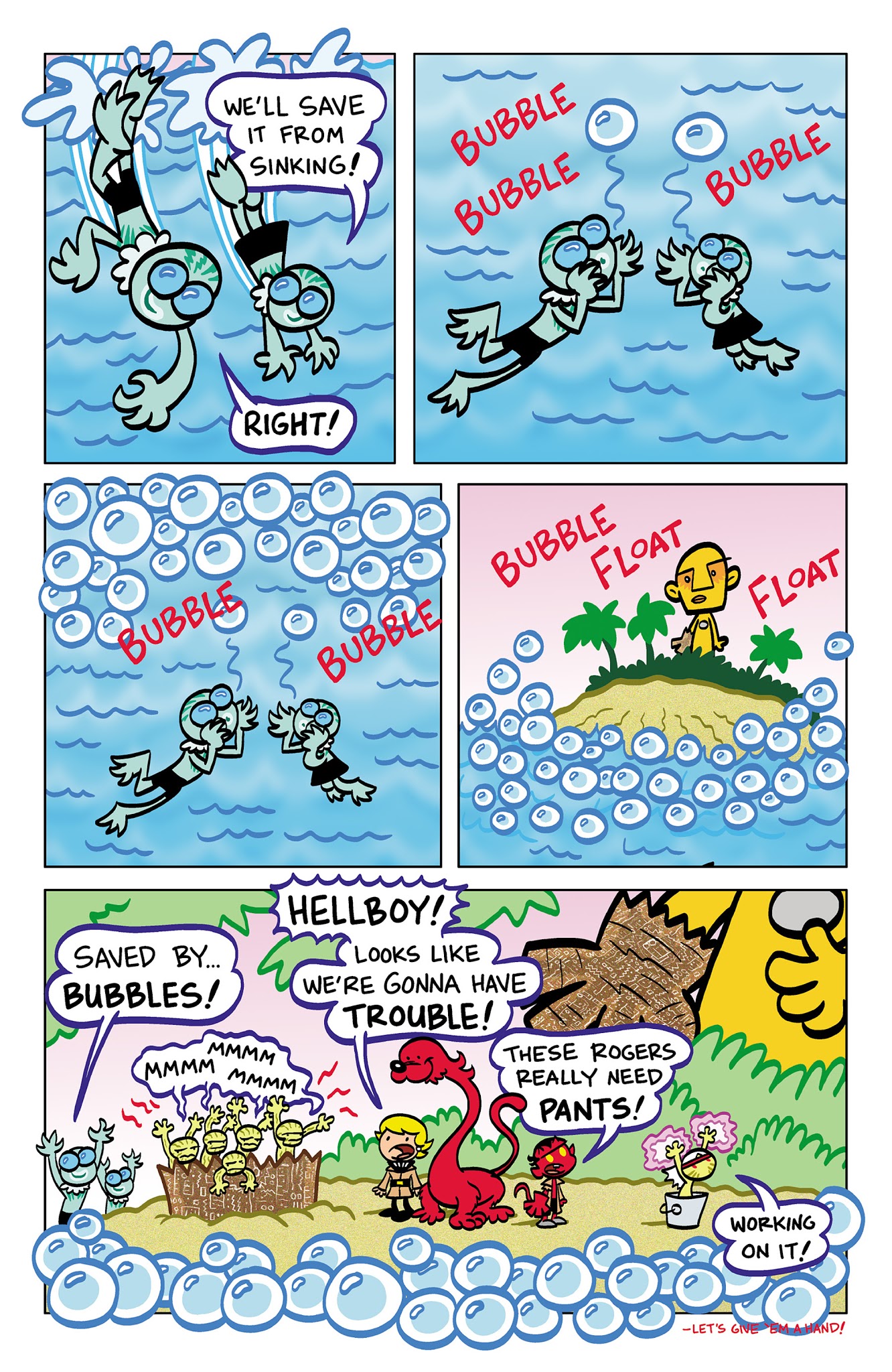 Read online Itty Bitty Hellboy: The Search for the Were-Jaguar! comic -  Issue #3 - 24