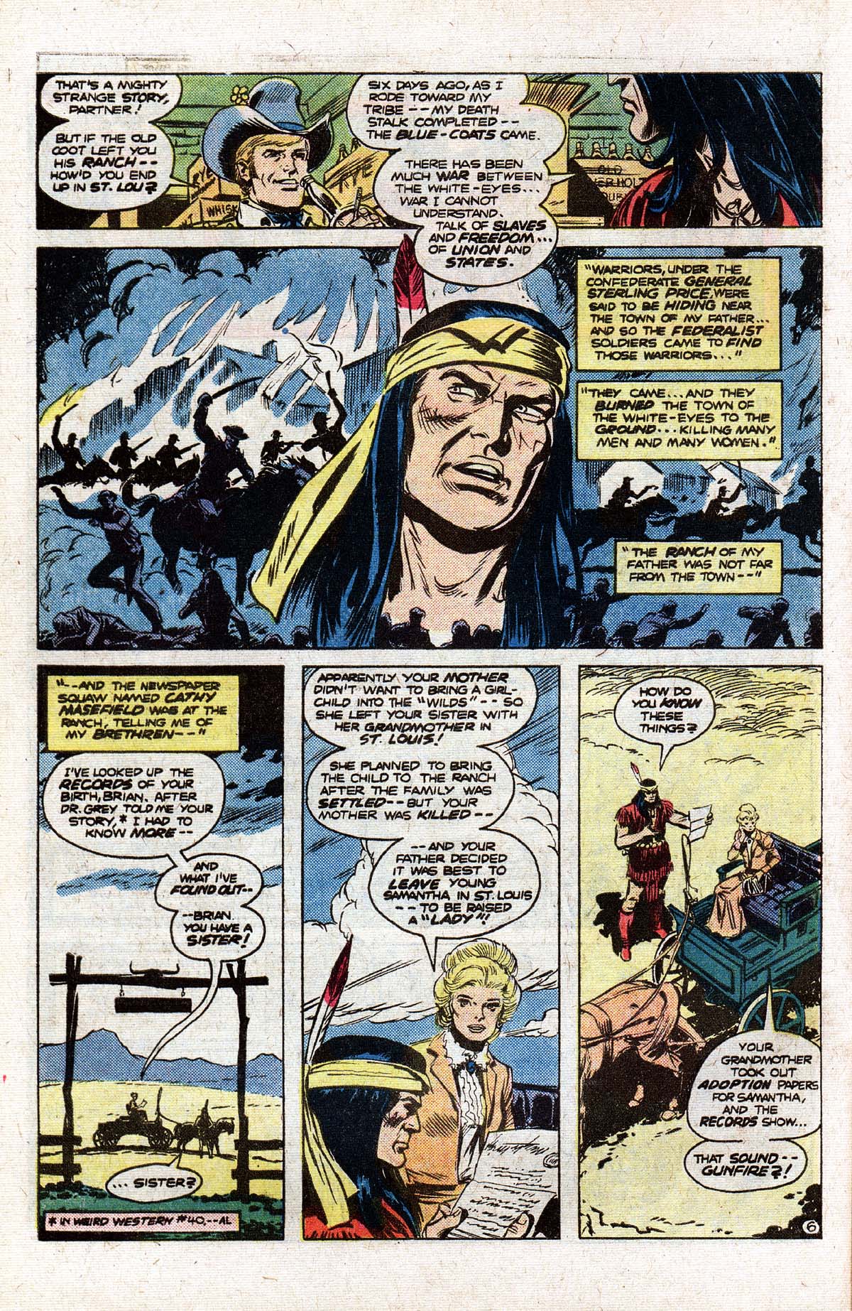 Read online Weird Western Tales (1972) comic -  Issue #45 - 10