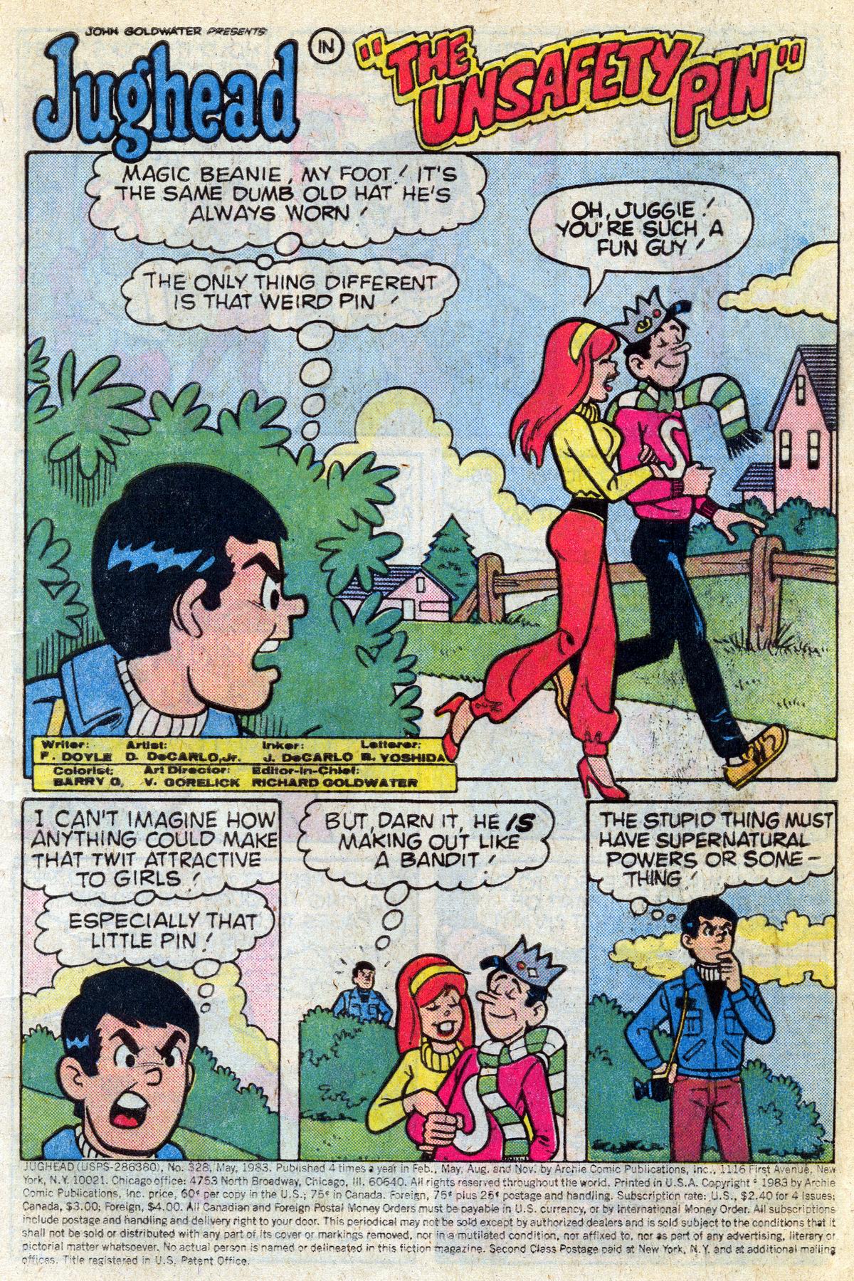 Read online Jughead (1965) comic -  Issue #328 - 2