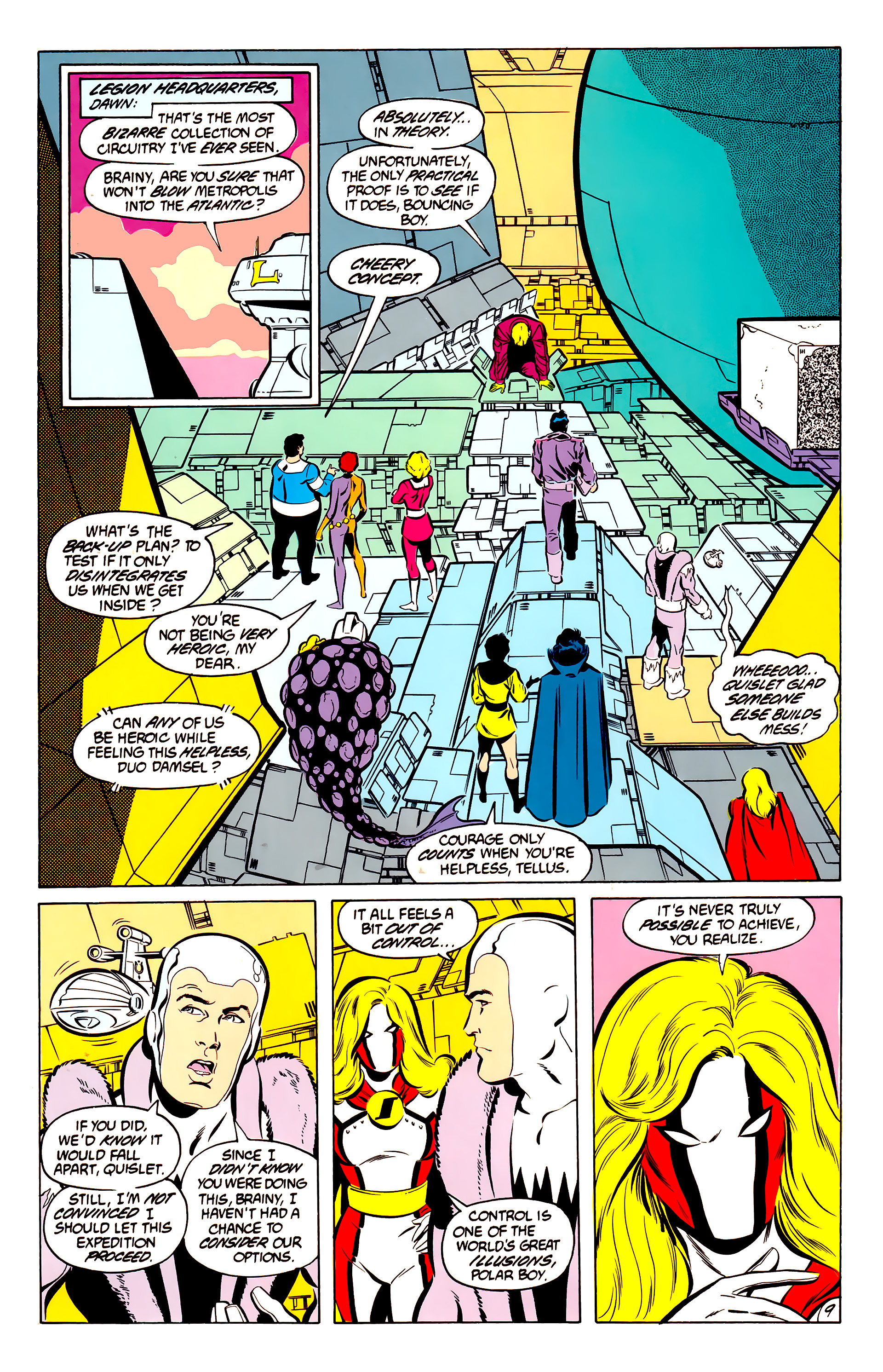 Read online Legion of Super-Heroes (1984) comic -  Issue #50 - 10