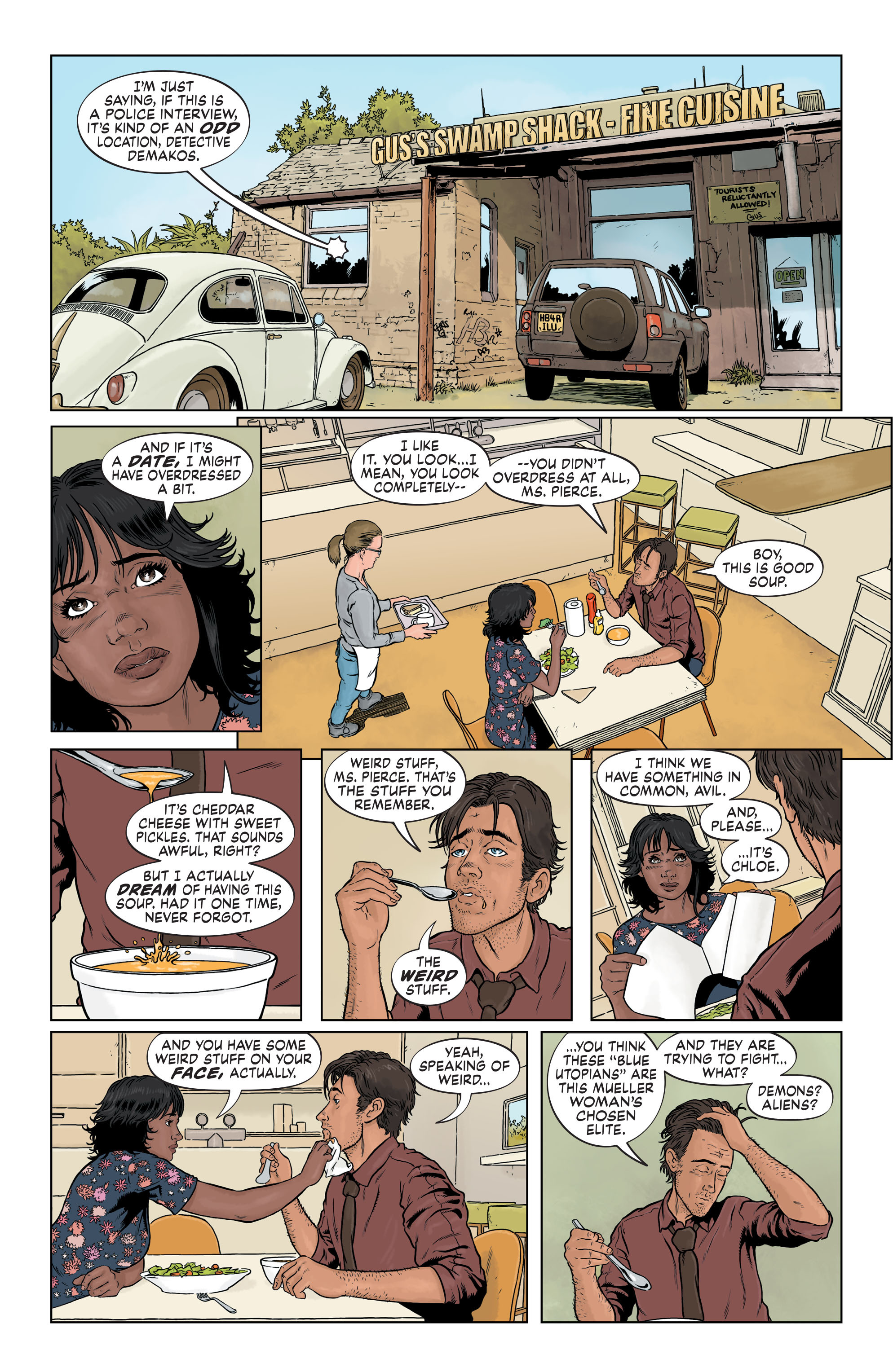 Read online Clean Room comic -  Issue #8 - 9