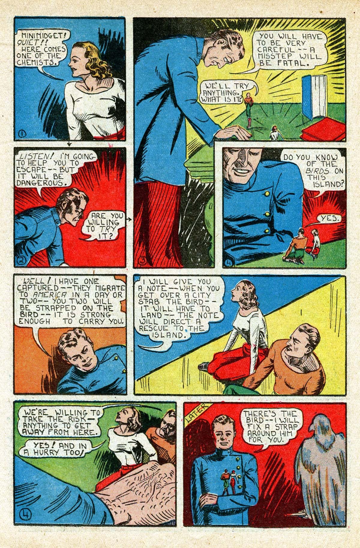 Read online Amazing Man Comics comic -  Issue #8 - 40