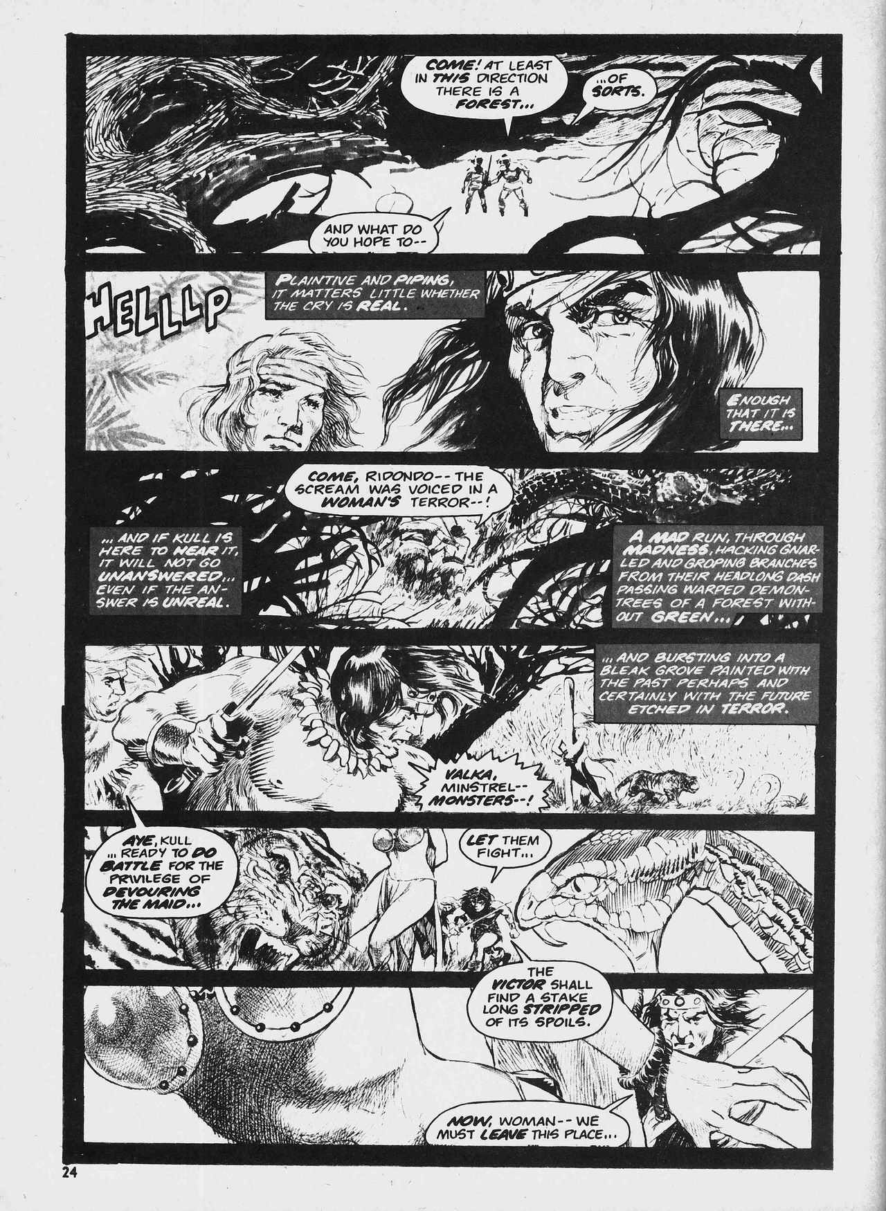 Read online Kull and the Barbarians comic -  Issue #3 - 24