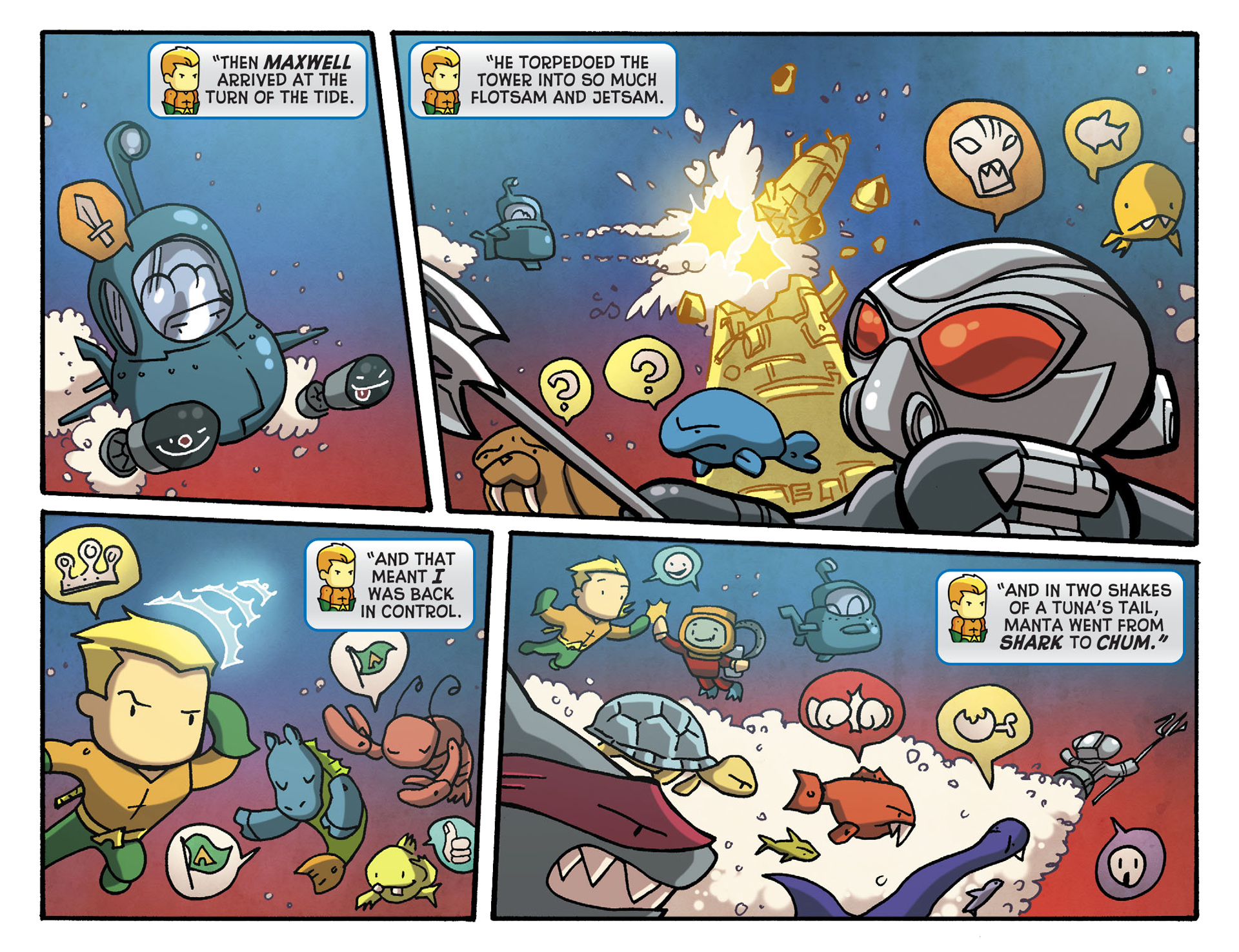 Read online Scribblenauts Unmasked: A Crisis of Imagination comic -  Issue #5 - 10