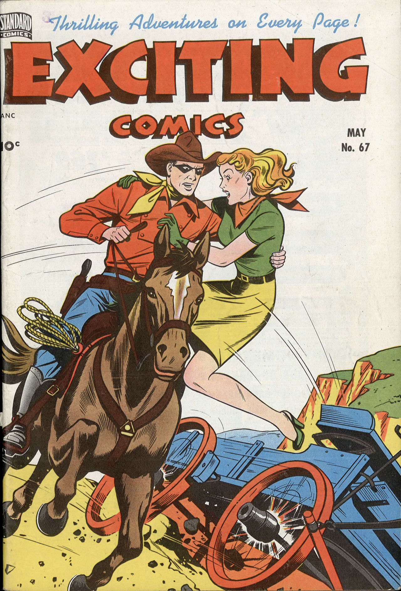 Read online Exciting Comics comic -  Issue #67 - 1