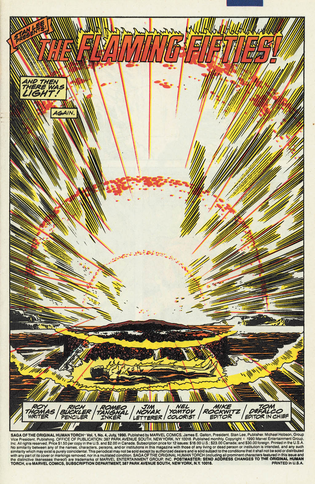 Read online The Saga of the Original Human Torch comic -  Issue #4 - 2