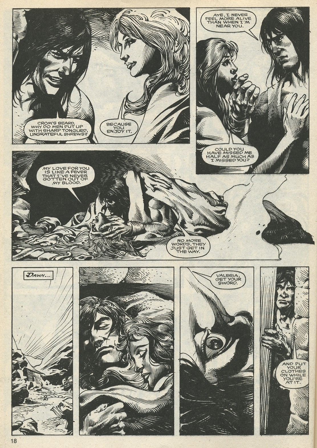 Read online The Savage Sword Of Conan comic -  Issue #127 - 18