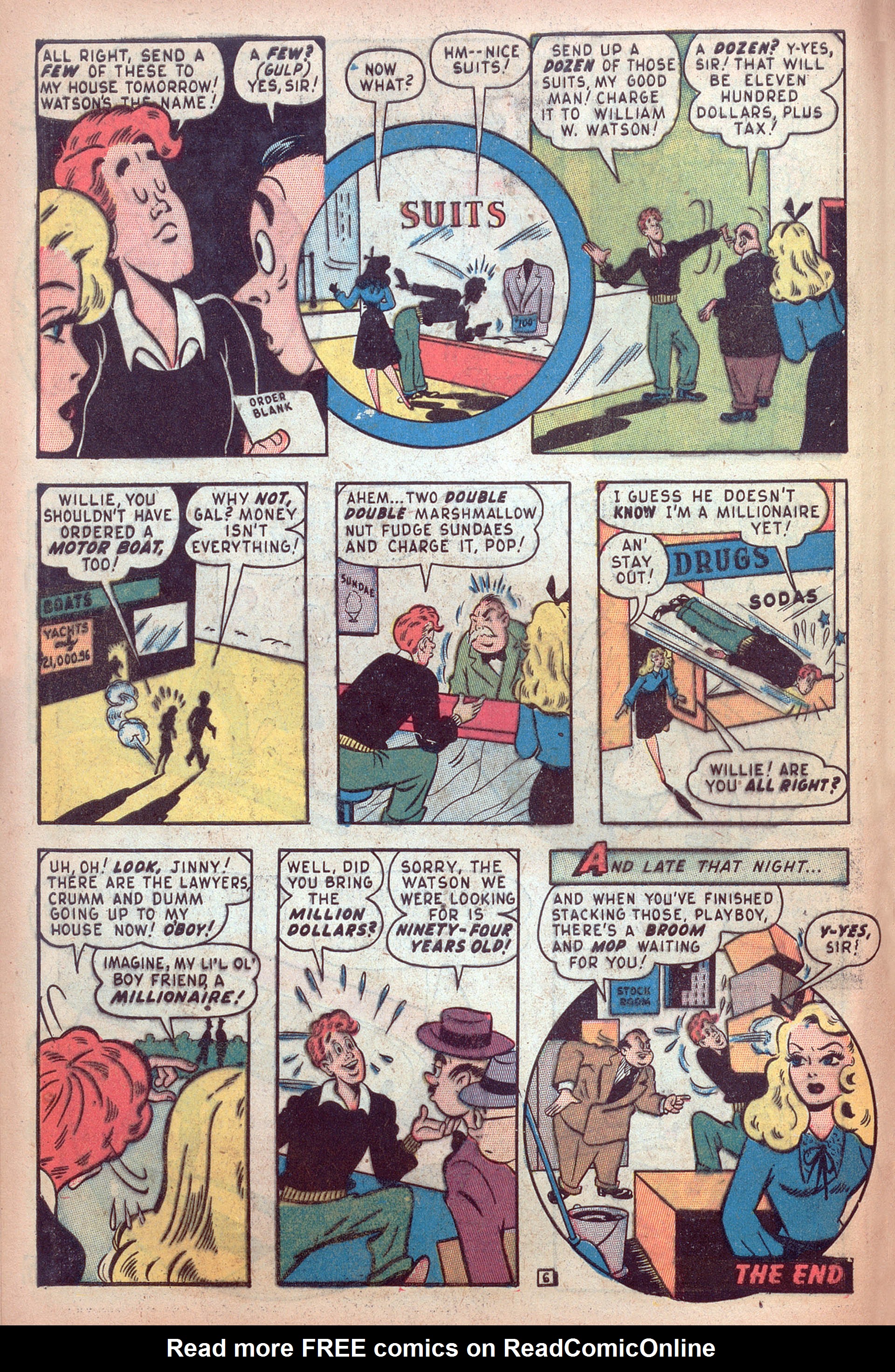 Read online Willie Comics (1946) comic -  Issue #14 - 8