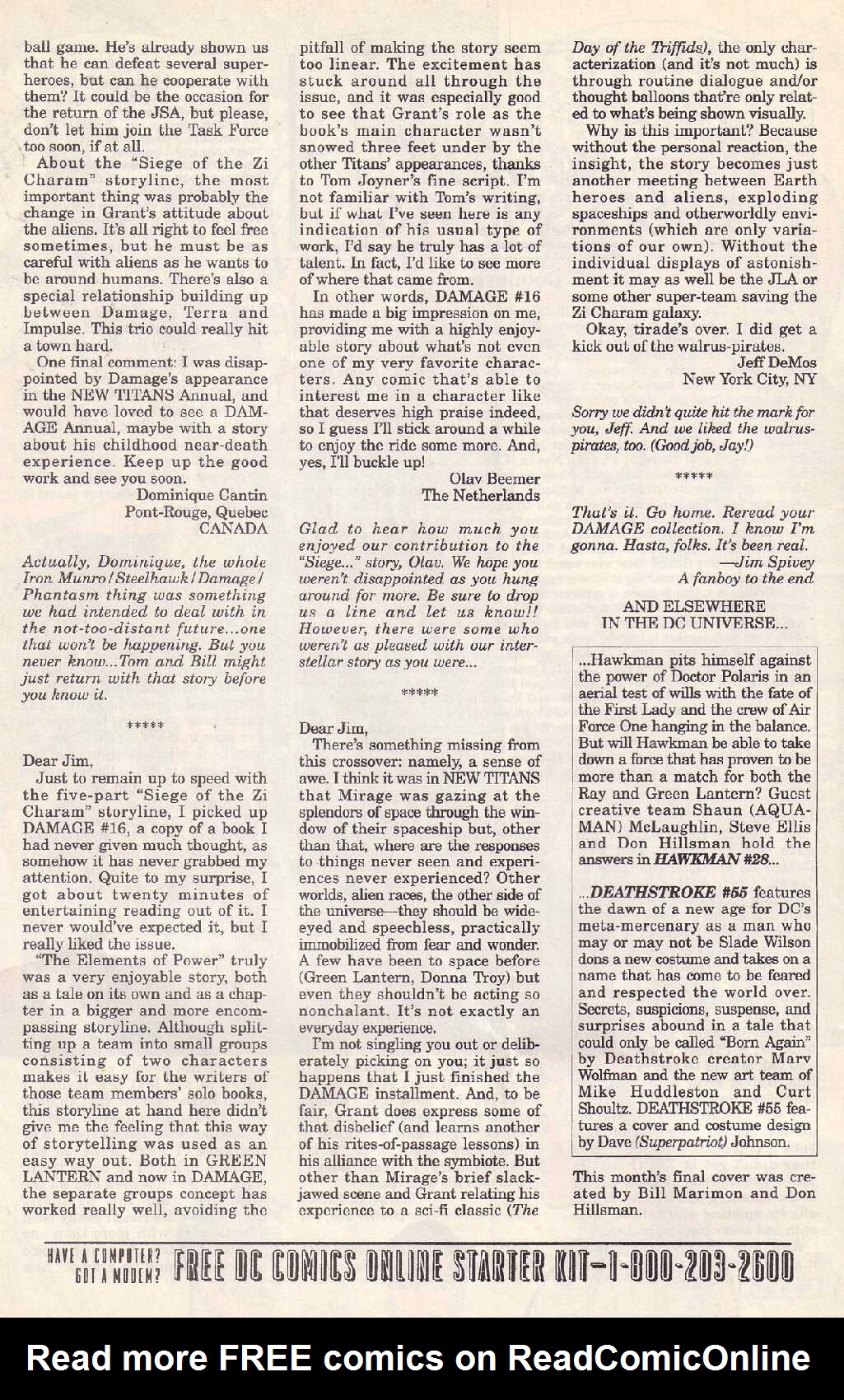 Read online Damage (1994) comic -  Issue #20 - 24