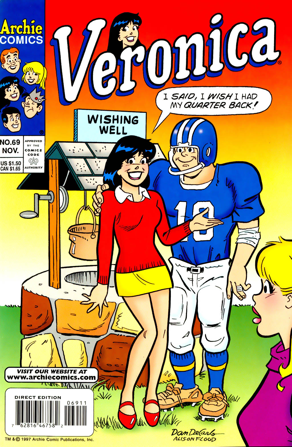 Read online Veronica comic -  Issue #69 - 1