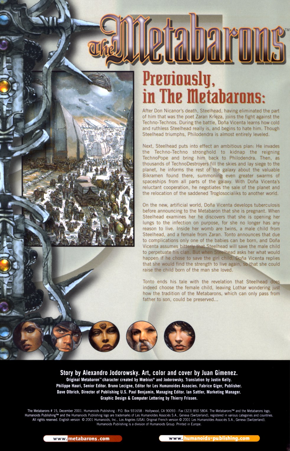 Read online The Metabarons comic -  Issue #15 - Aghora, The Father Mother - 2