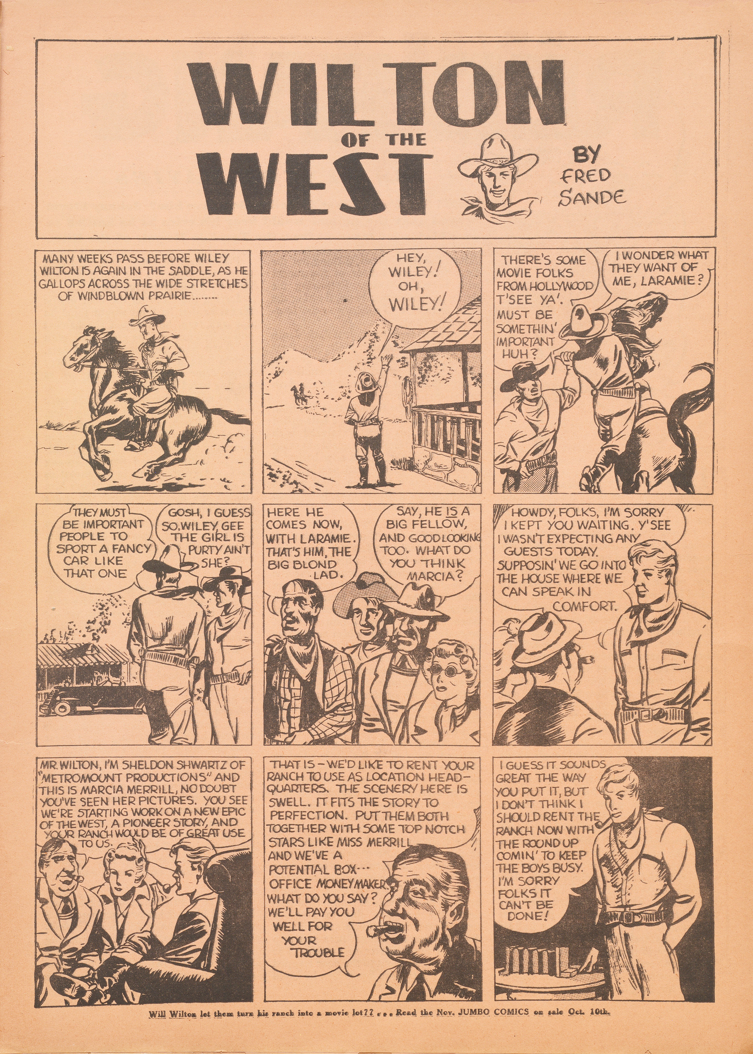 Read online Jumbo Comics comic -  Issue #2 - 39
