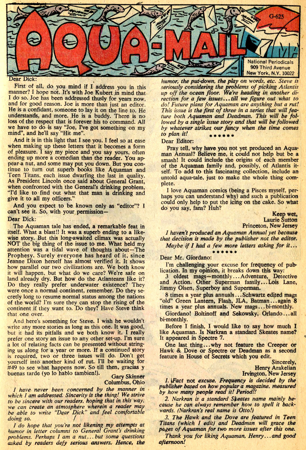 Read online Aquaman (1962) comic -  Issue #50 - 21