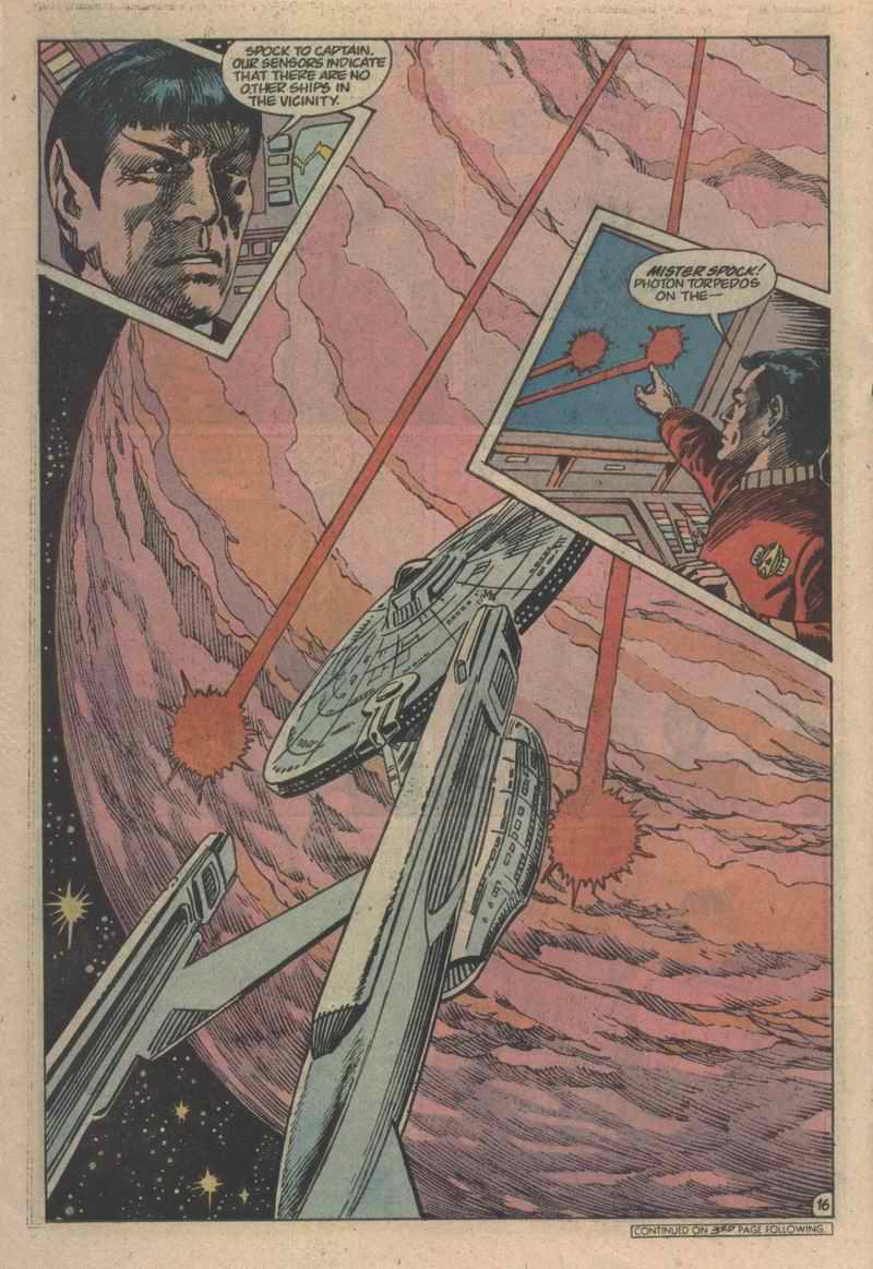 Read online Star Trek (1984) comic -  Issue #49 - 16