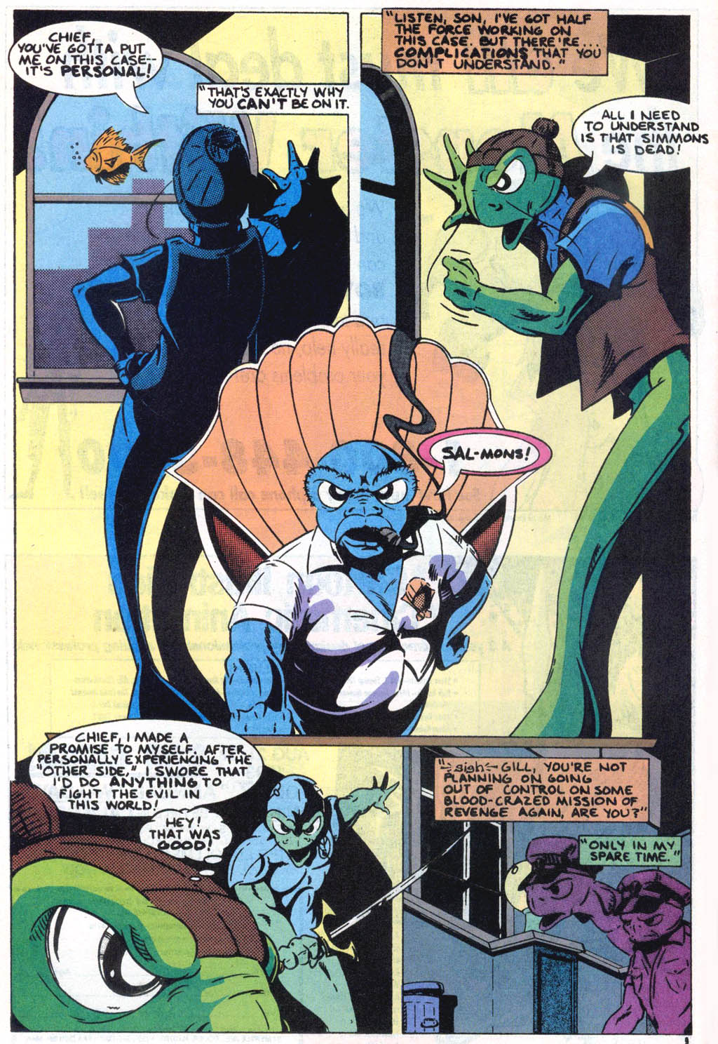 Read online Fish Police comic -  Issue #6 - 10