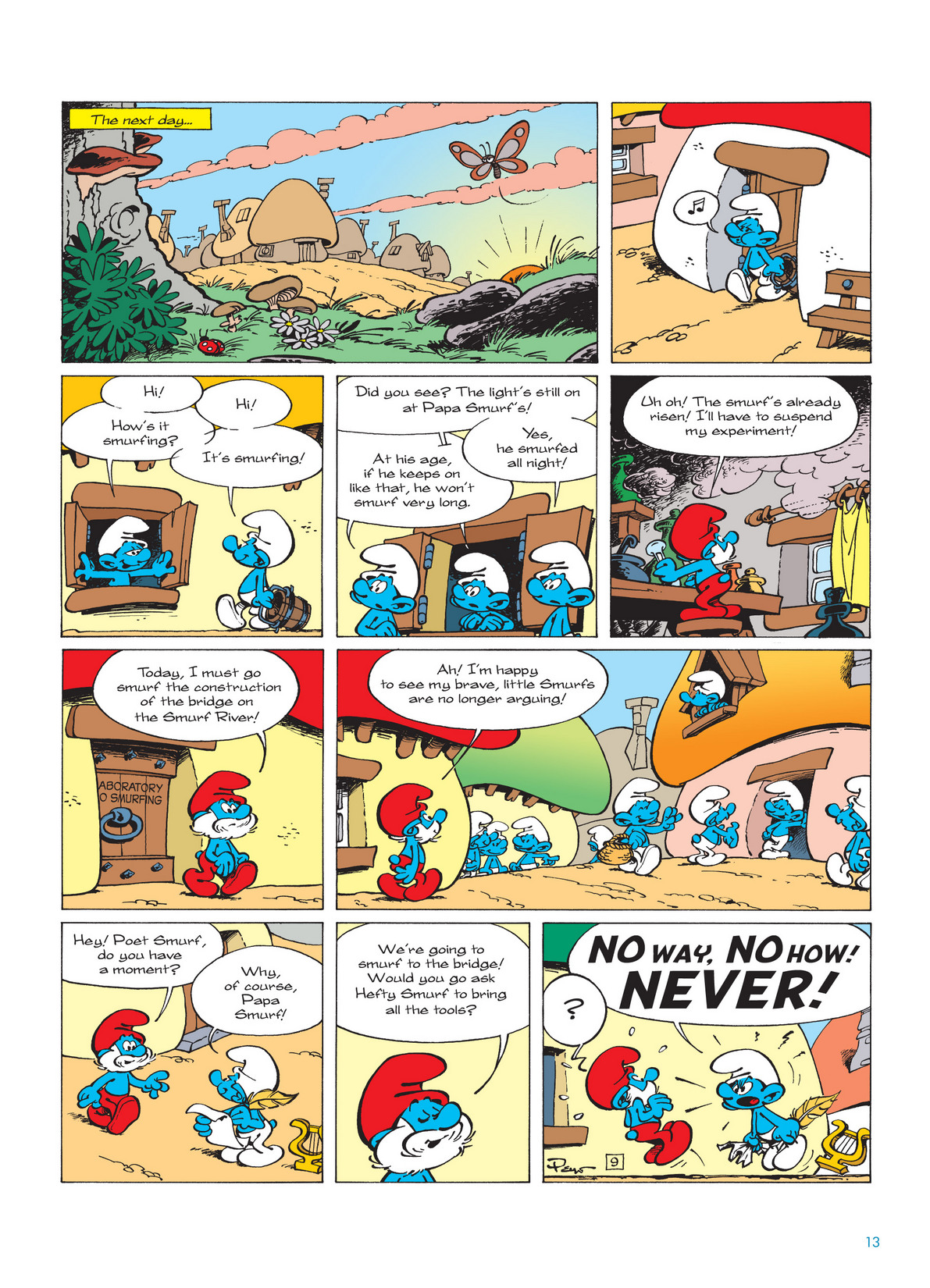 Read online The Smurfs comic -  Issue #12 - 13