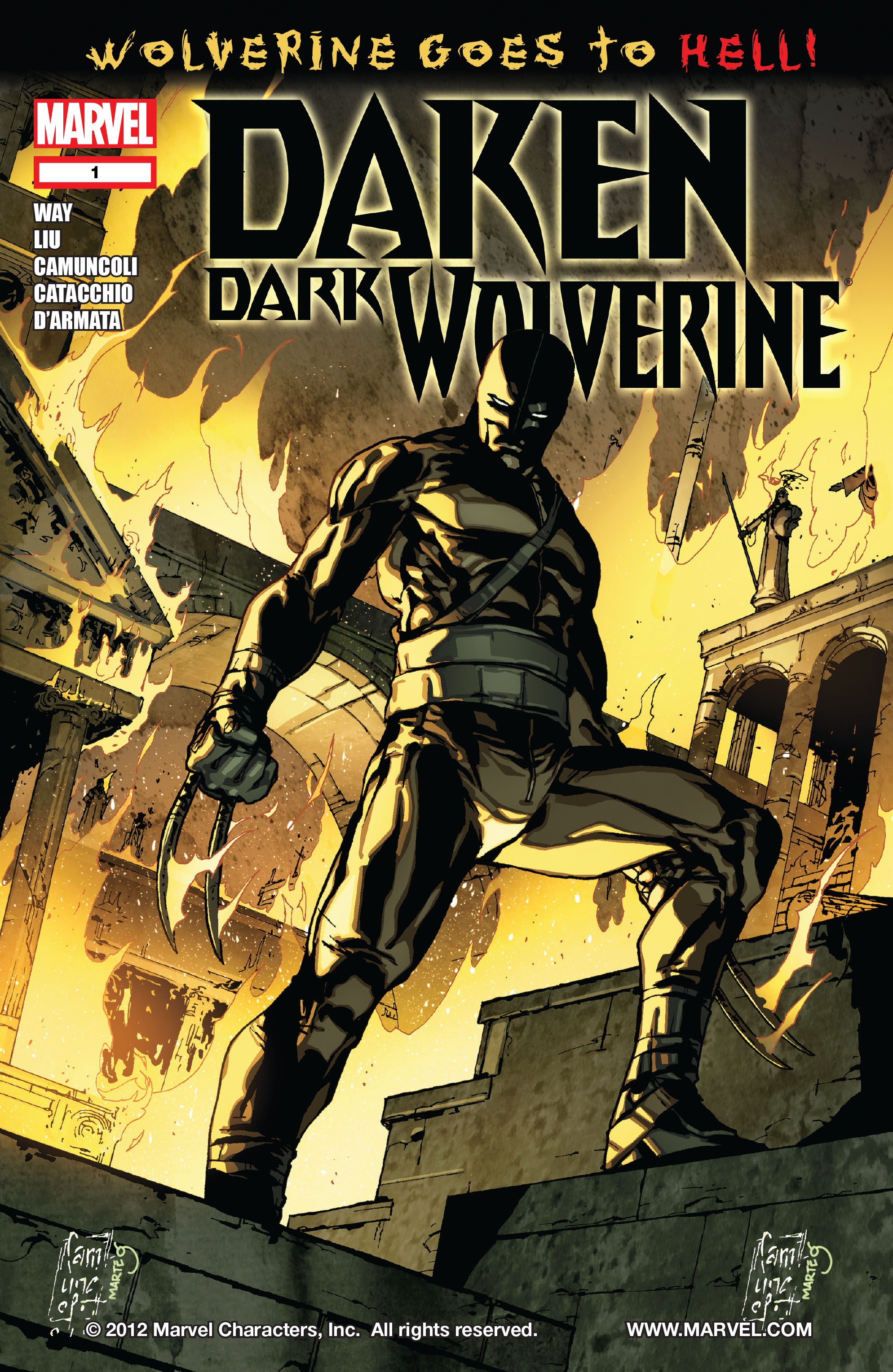 Read online Daken: Dark Wolverine comic -  Issue #1 - 1