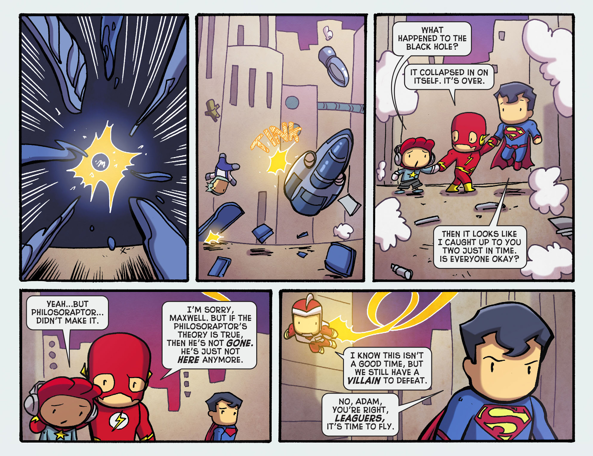 Read online Scribblenauts Unmasked: A Crisis of Imagination comic -  Issue #9 - 9