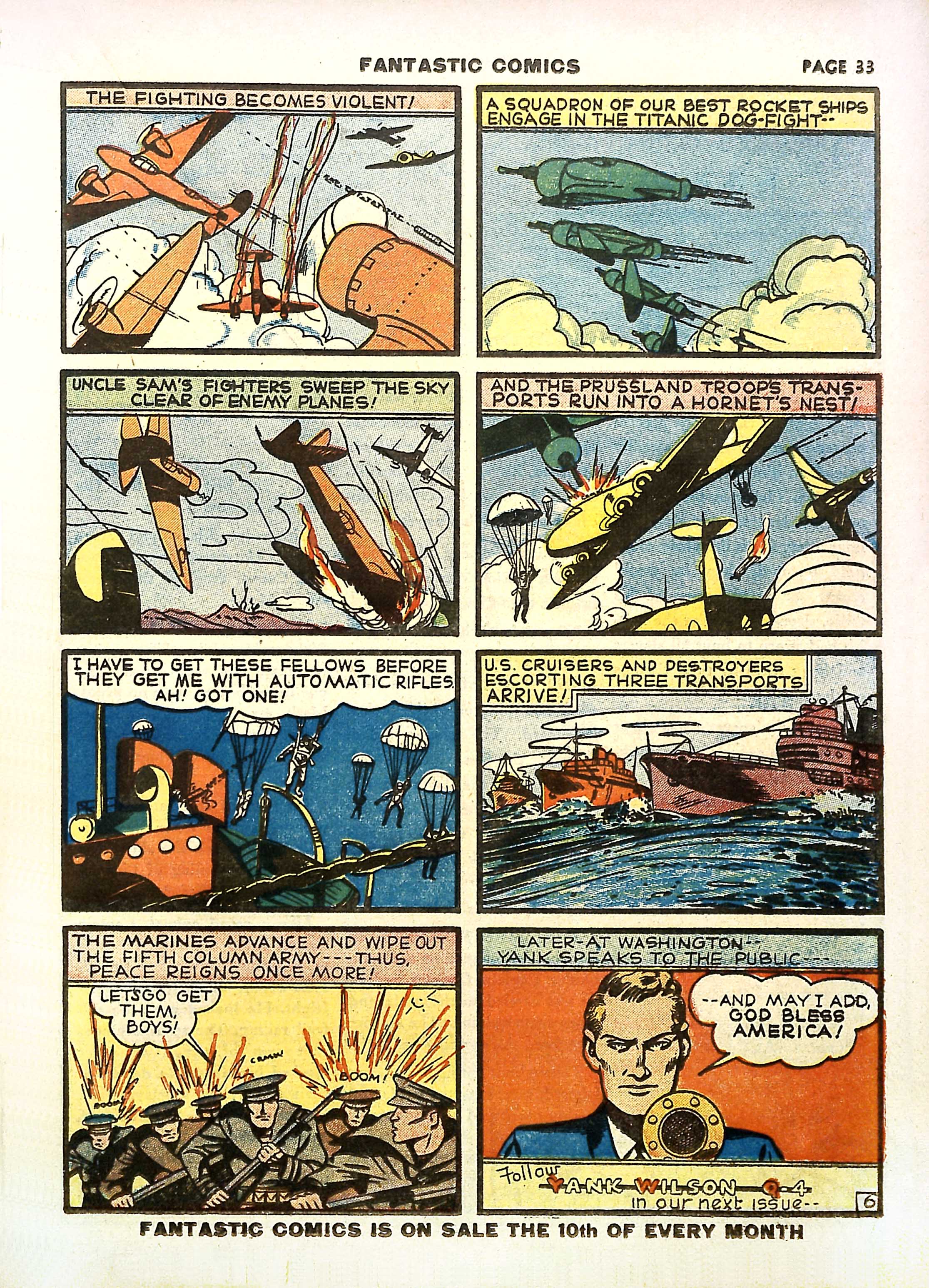 Read online Fantastic Comics comic -  Issue #11 - 36