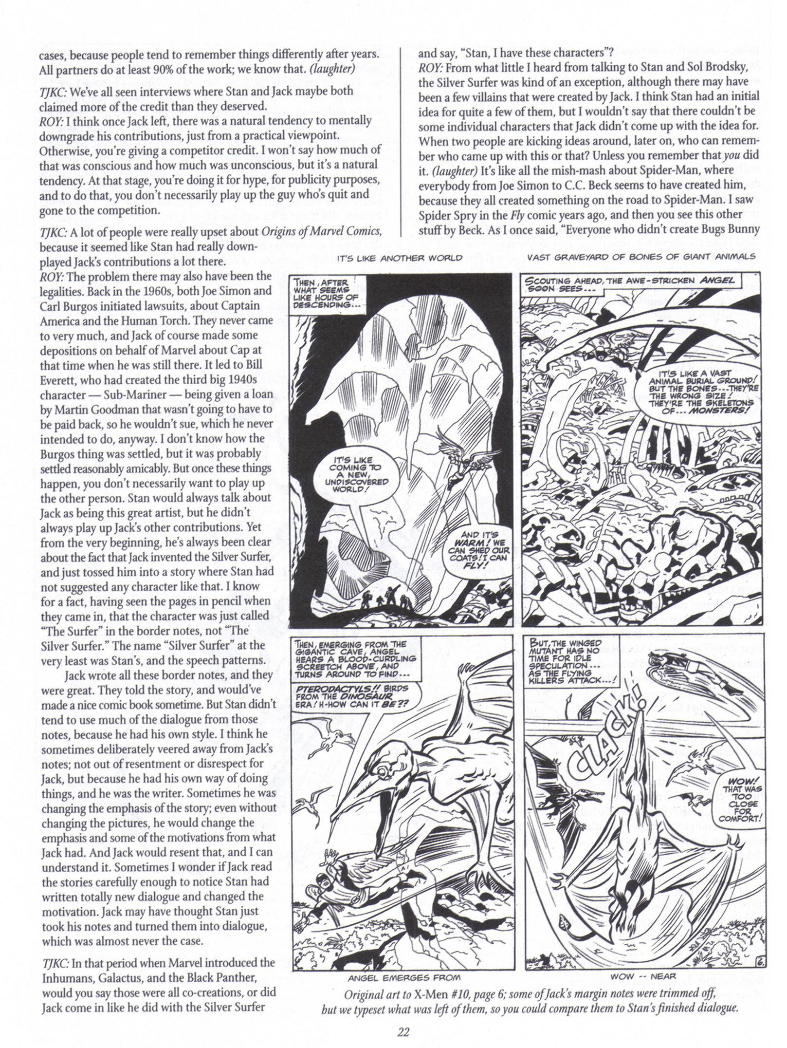 Read online The Jack Kirby Collector comic -  Issue #18 - 22